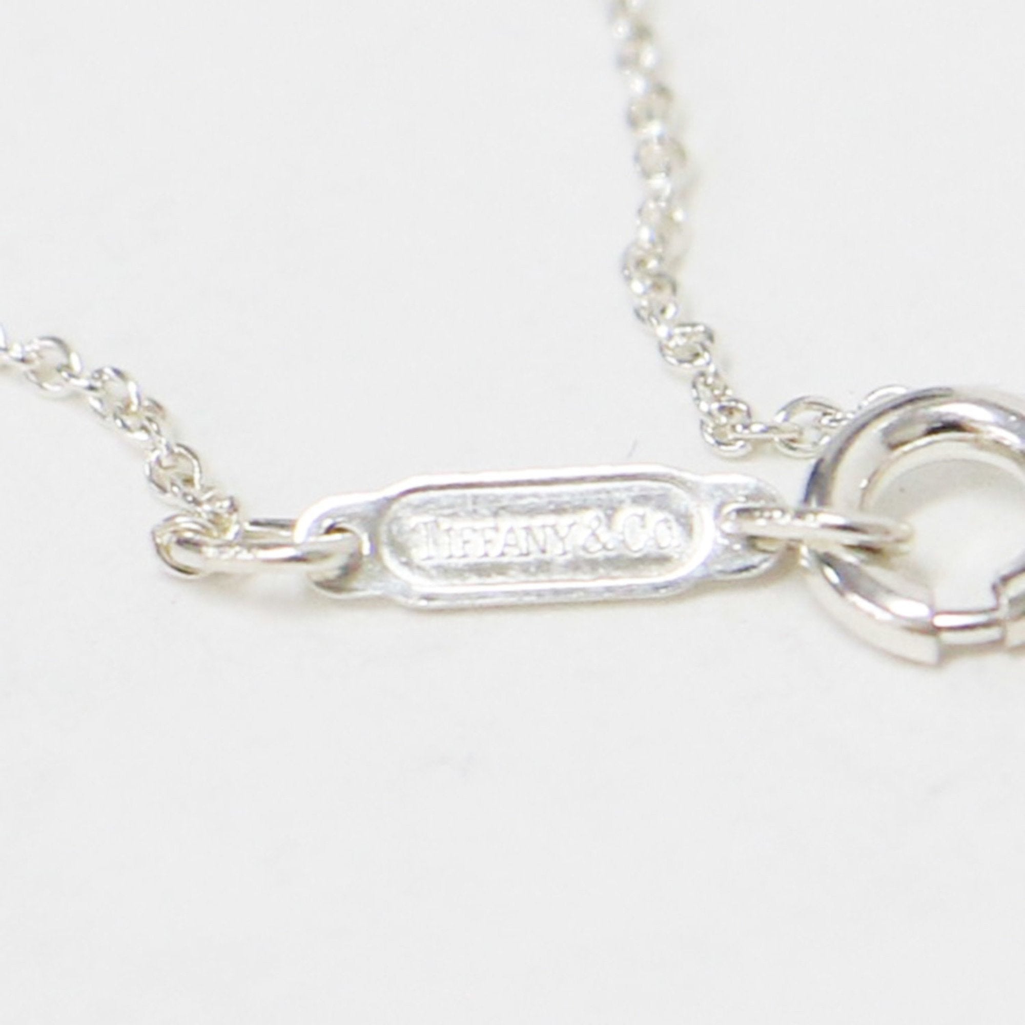 Ribbon Pendant Necklace Sterling Silver