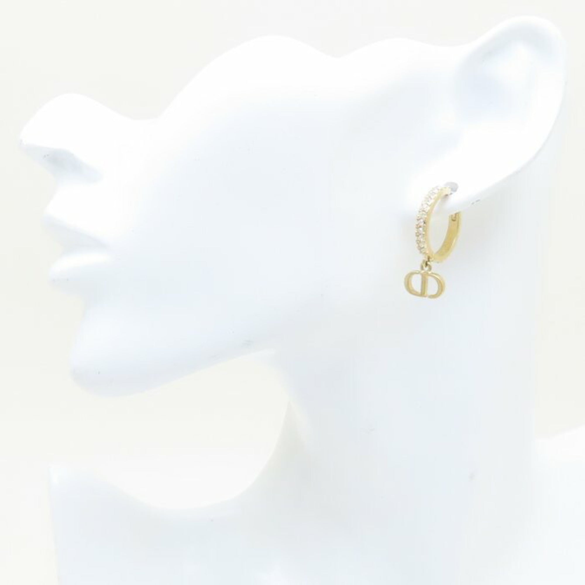 Earrings Pearl Gold-Tone Metal