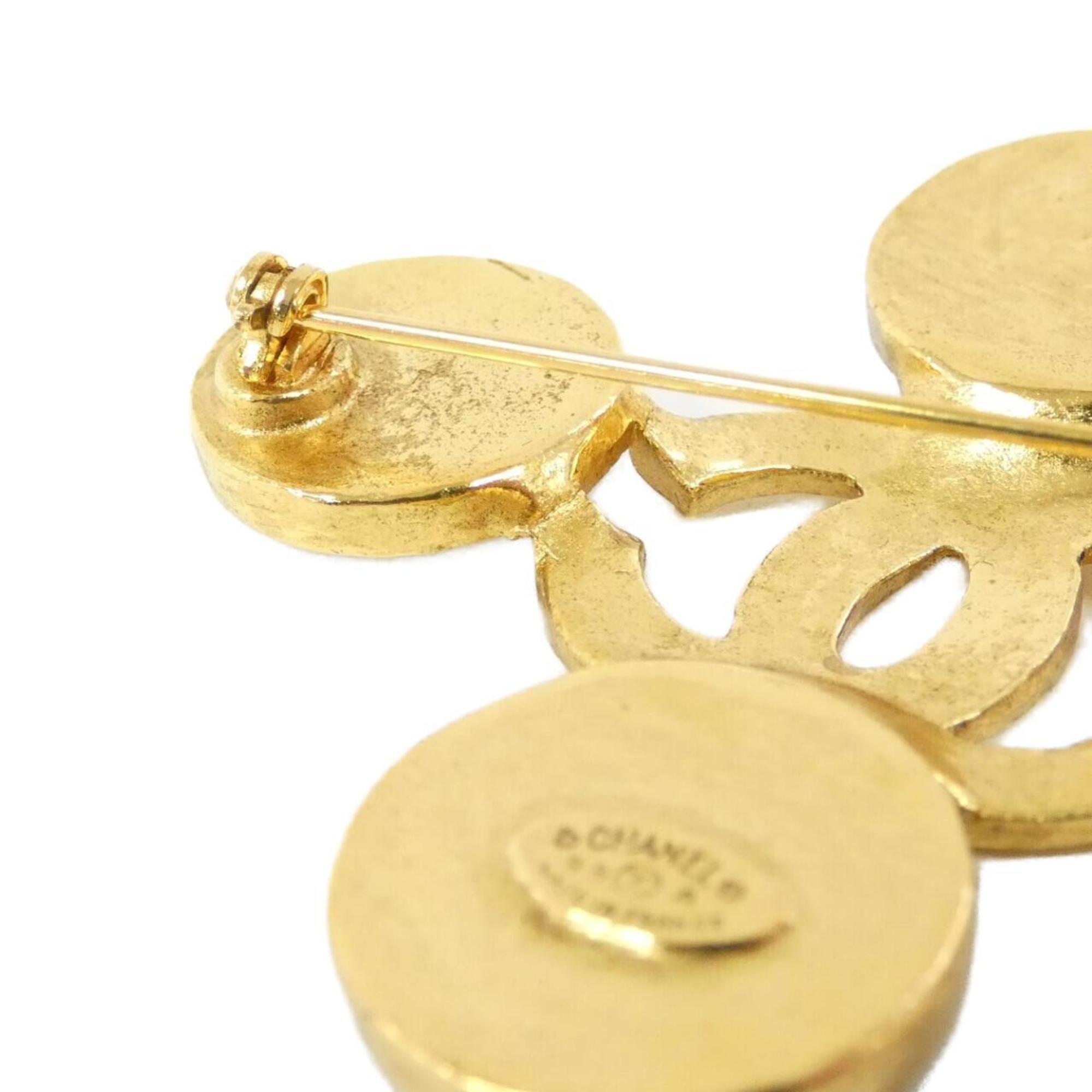 Brooch Gold-Tone Metal
