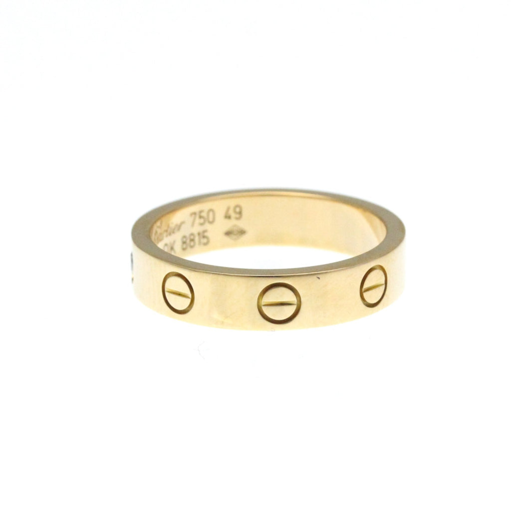 Love Ring 18K Rose Gold with Diamond Mini