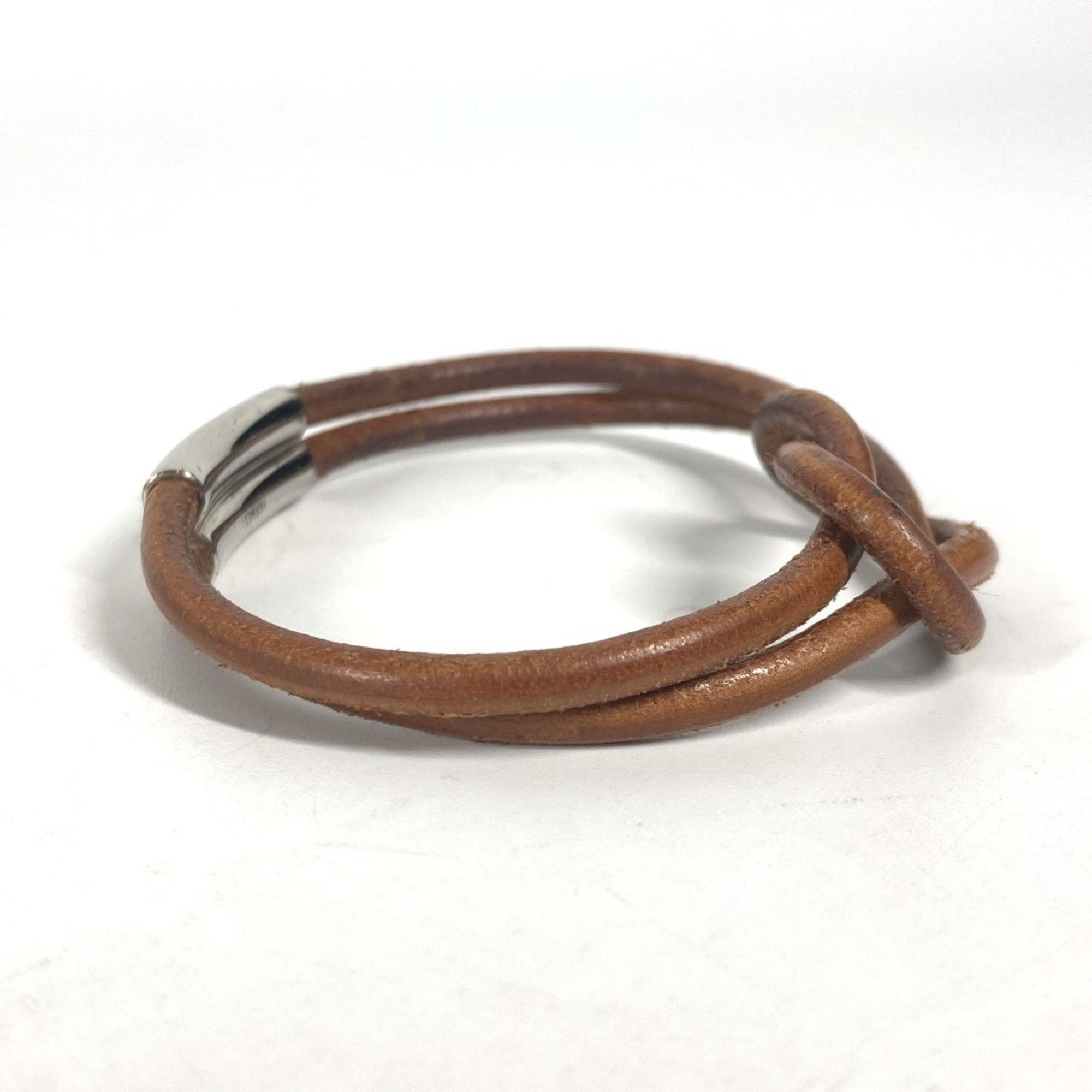 Herculide Double Bracelet Leather Brown