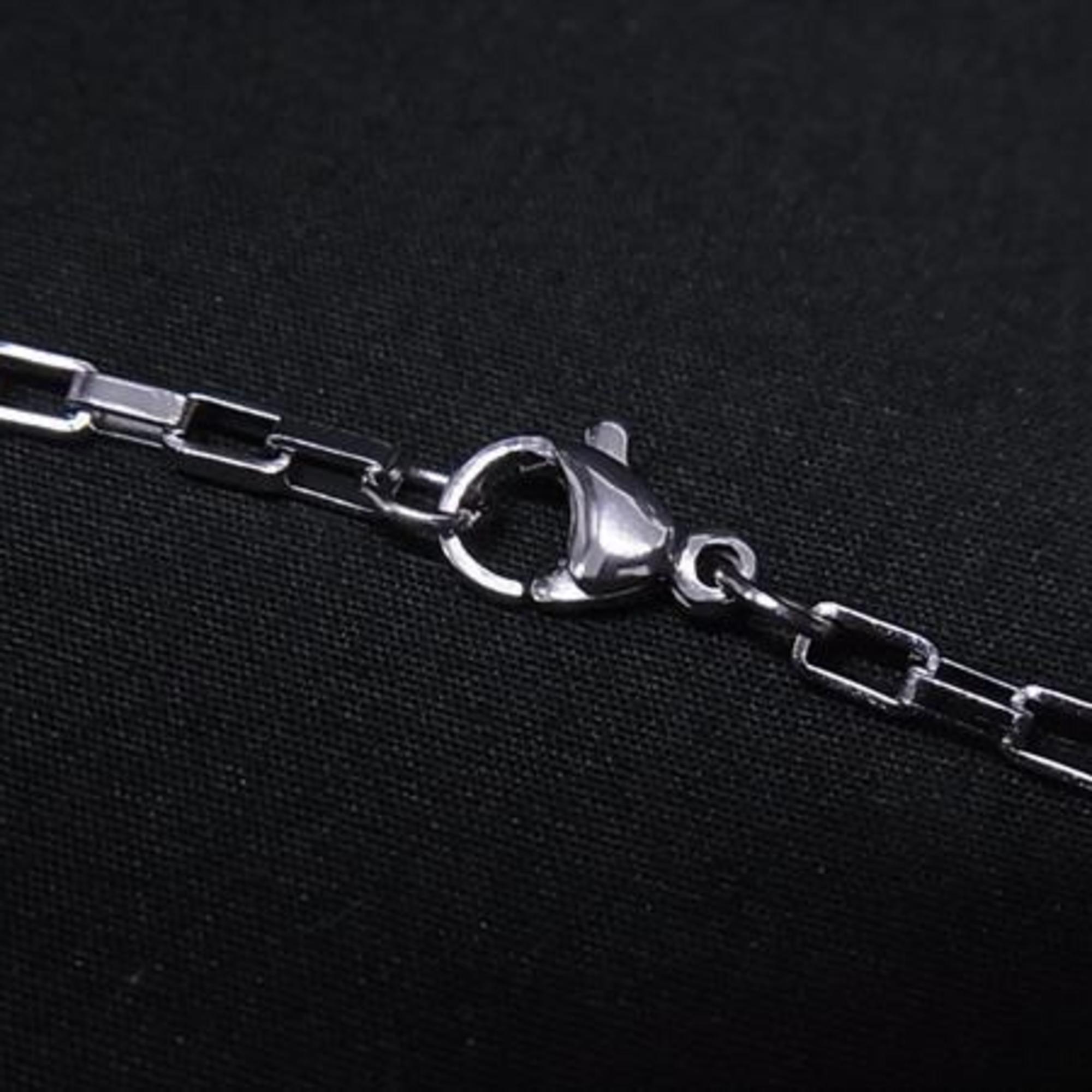 G-Plate Pendant Necklace Sterling Silver