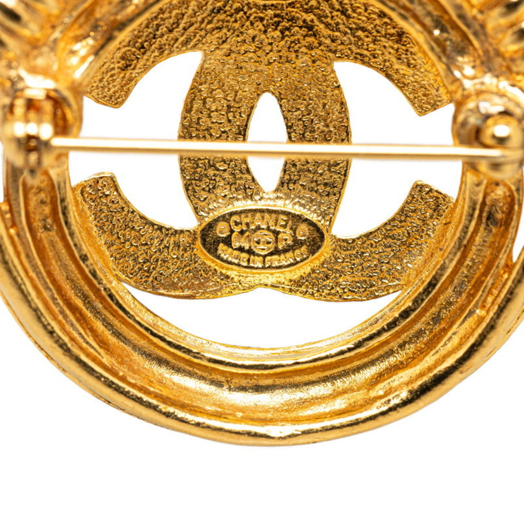 CC Logo Brooch Metal