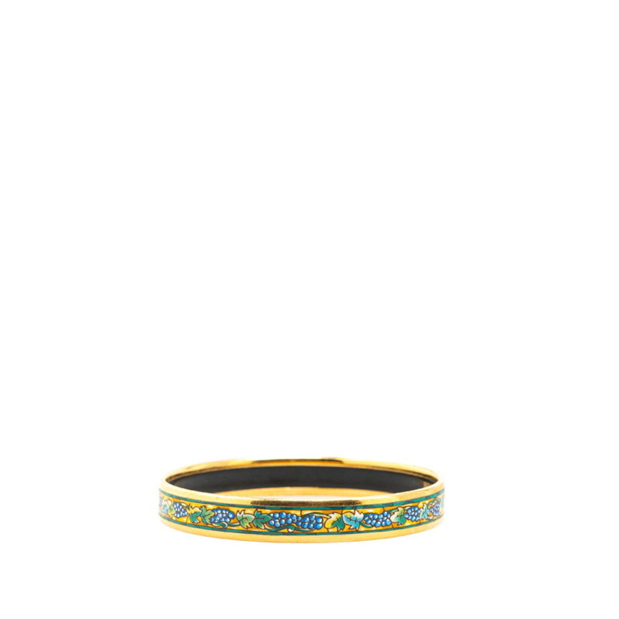 Enamel Grape Cloisonne Bracelet Gold Mini