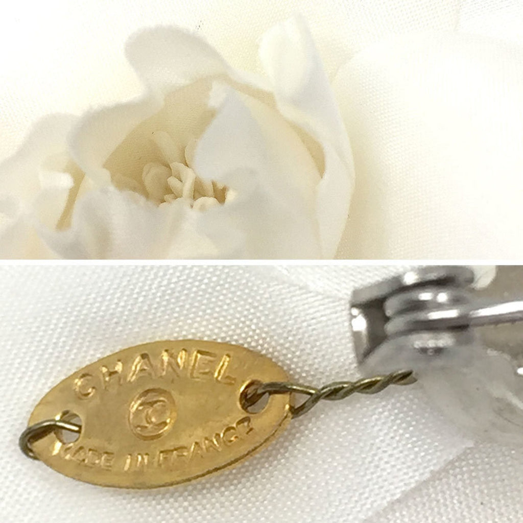 Camellia Corsage Brooch White