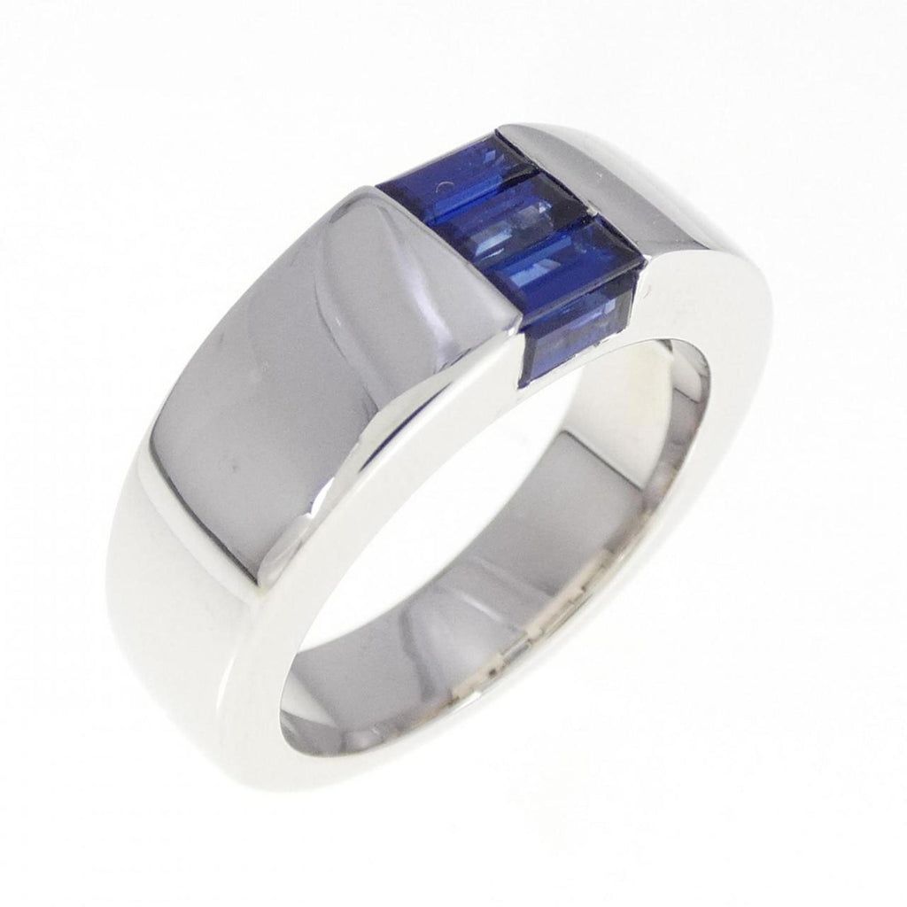 Ring 18K White Gold With Sapphire