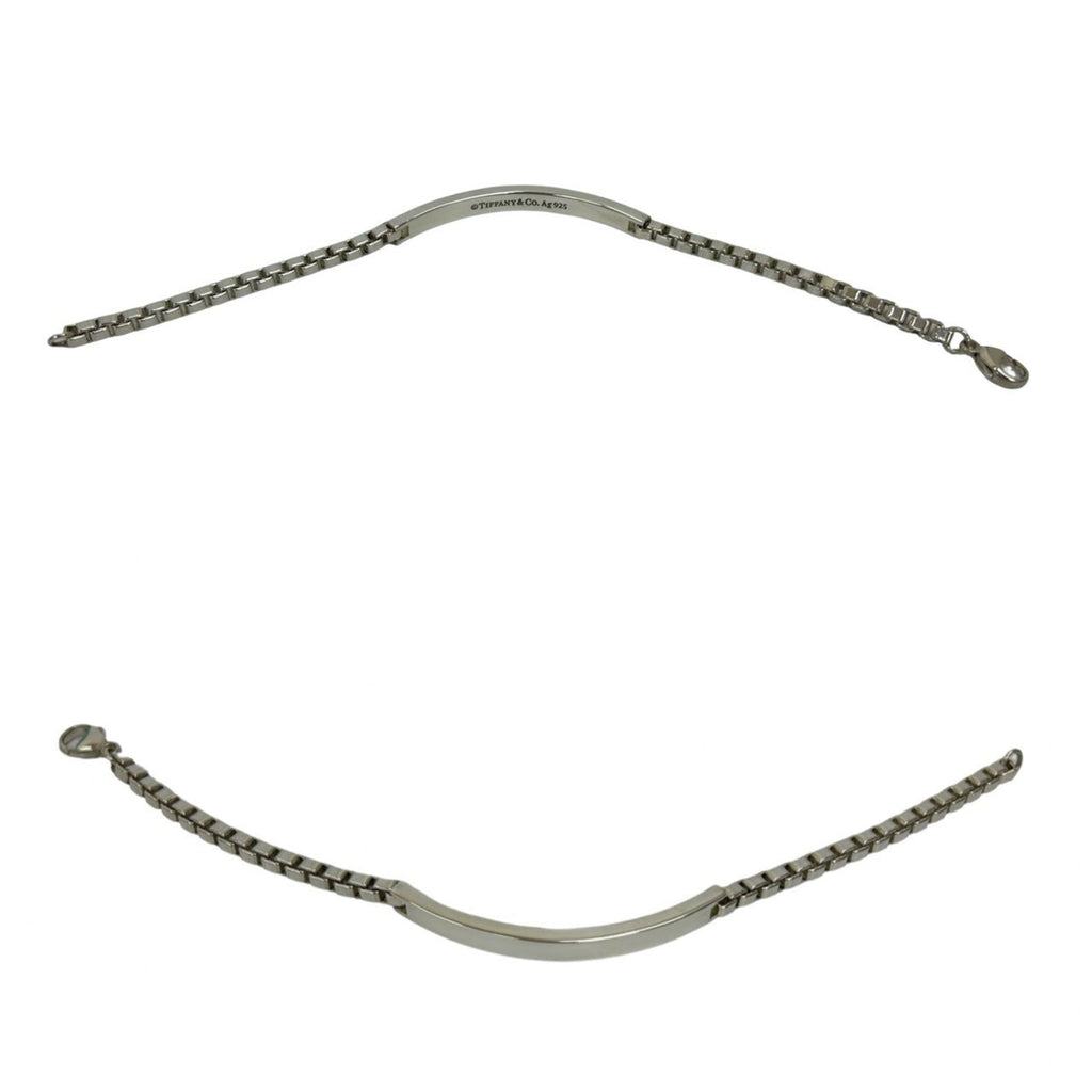 Venetian Link Long ID Bracelet Sterling Silver