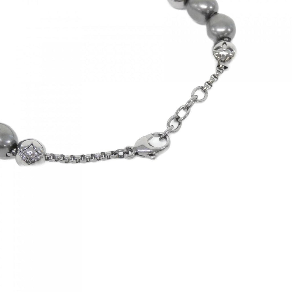 Monogram Pearl Bracelet Black