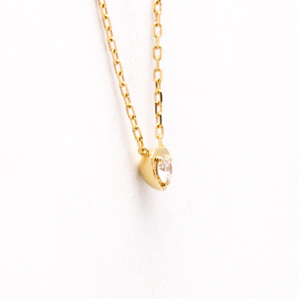 Pendant Necklace 18K Rose Gold with Diamond