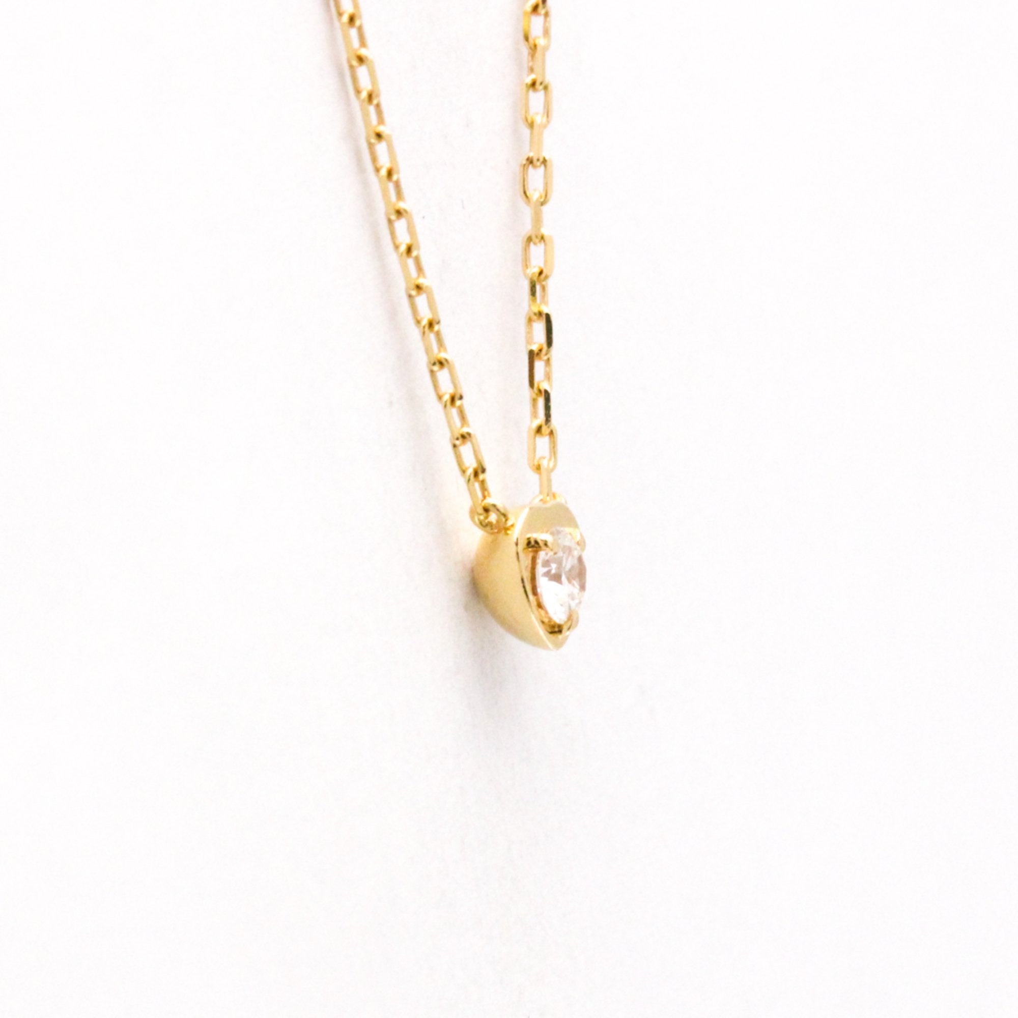 Pendant Necklace 18K Rose Gold with Diamond