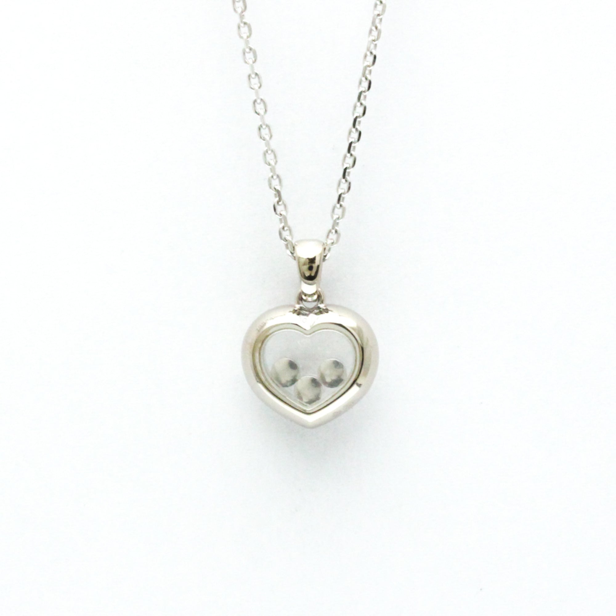 Pendant Necklace 18K White Gold with Diamond