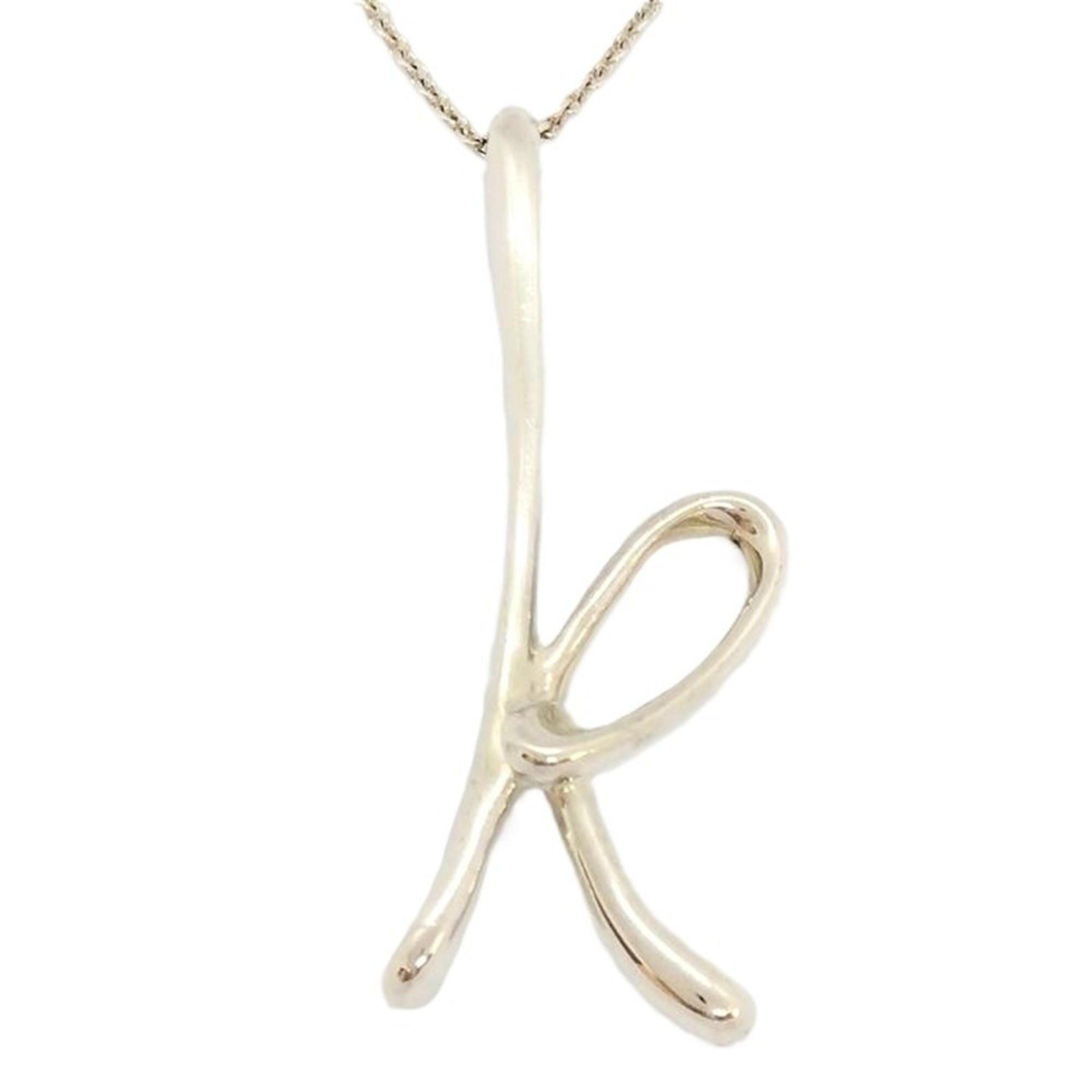 Elsa Peretti Pendant Necklace Sterling Silver 48.1mm