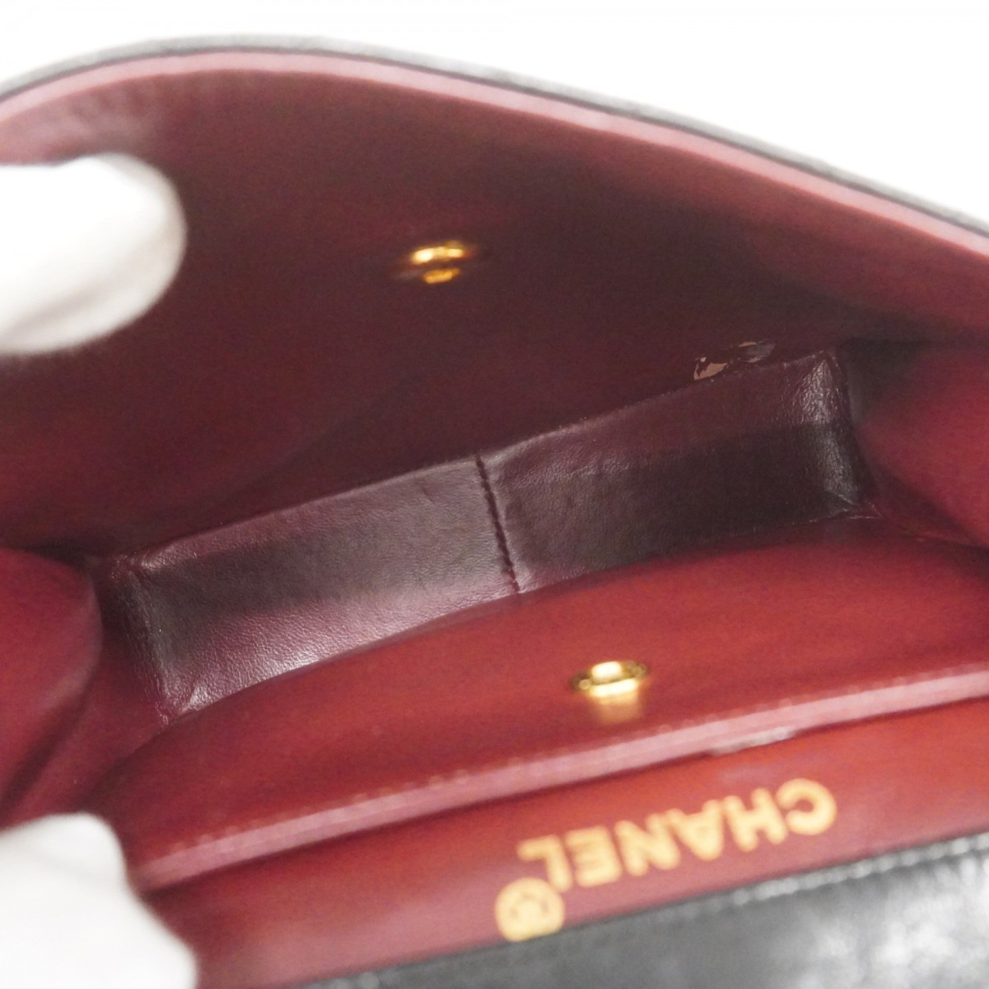 Vintage CC Chain Flap Bag Quilted Lambskin Mini