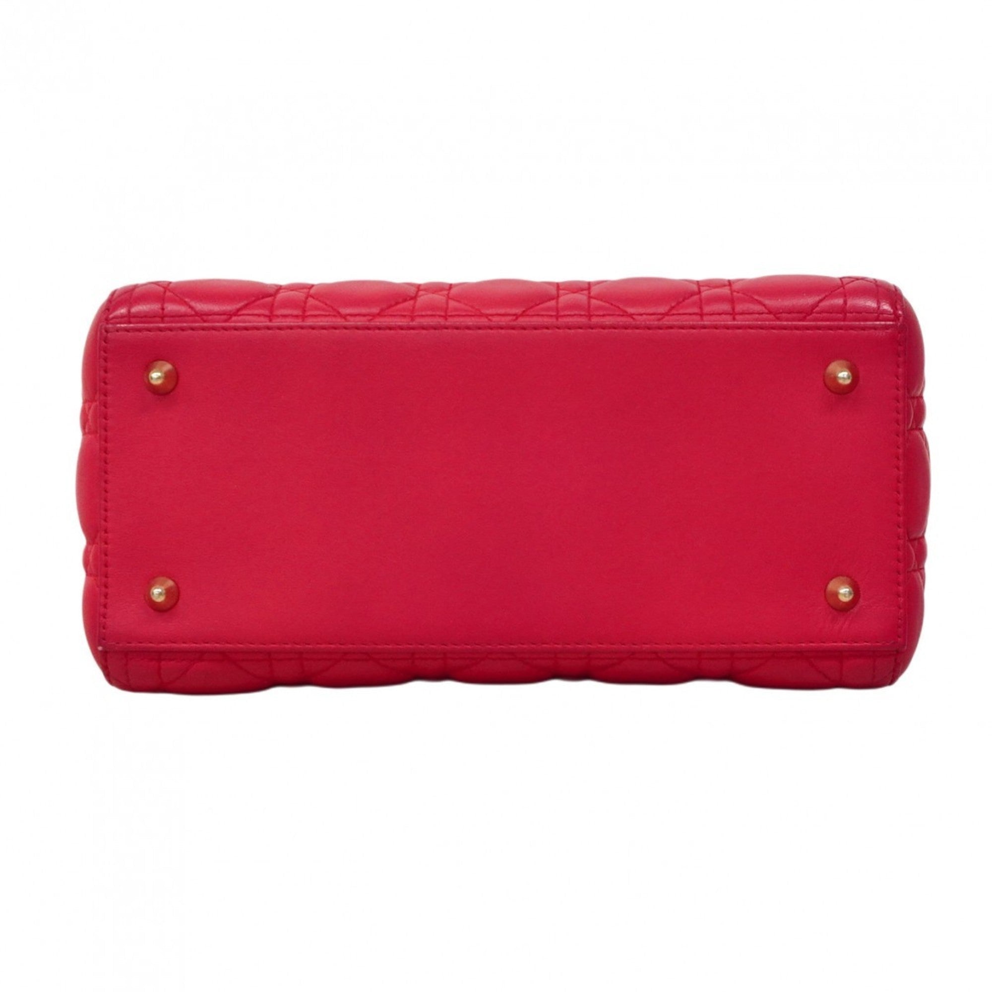 Lady Dior Bag Cannage Quilt Lambskin Medium