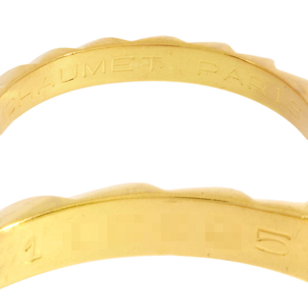 Torsade Ring 18K Yellow Gold with Diamond