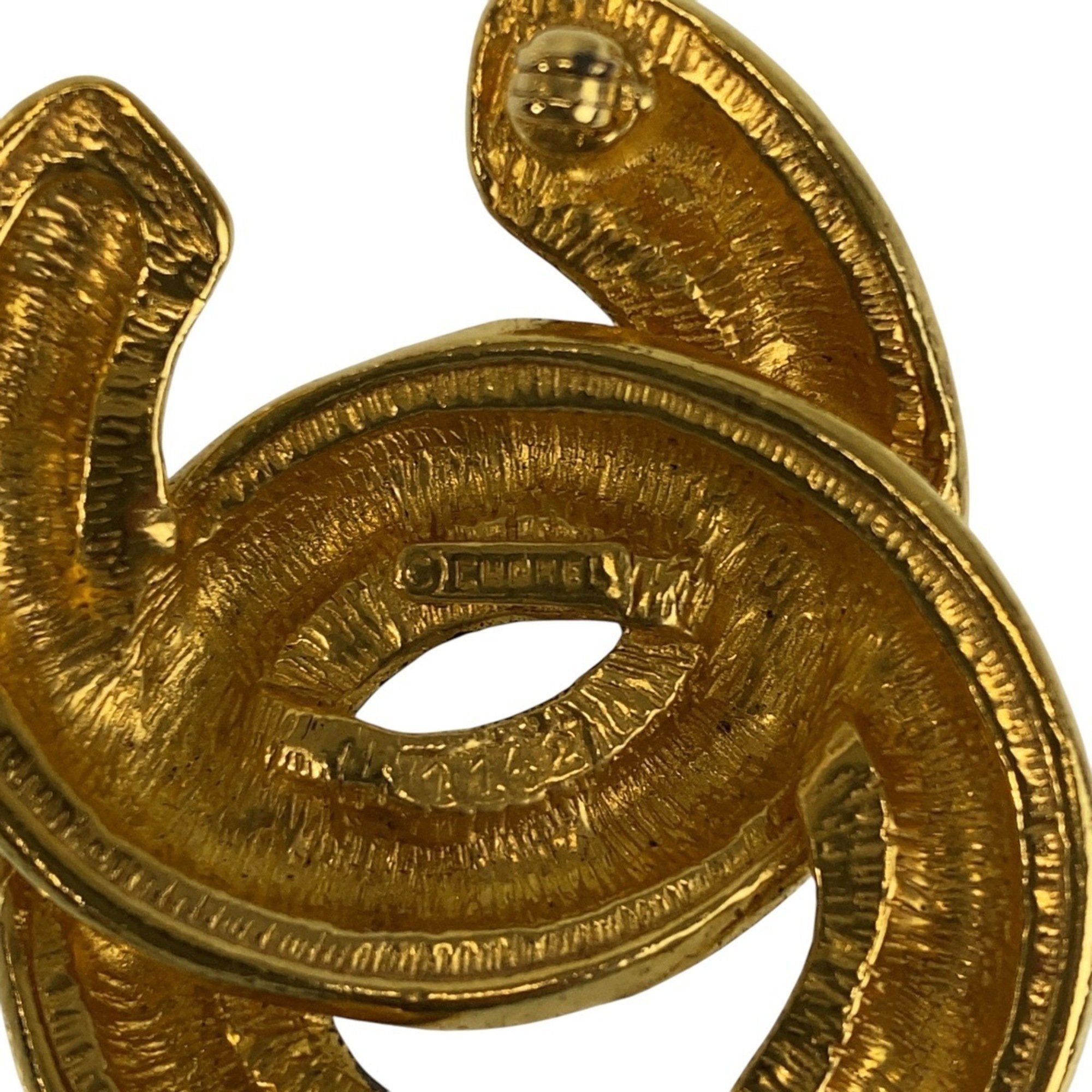 CC Logo Brooch Metal