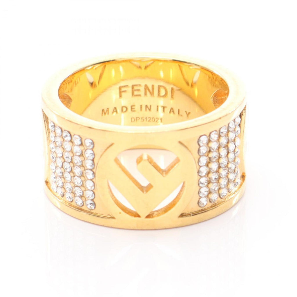 Ring Gold with Rhinestone