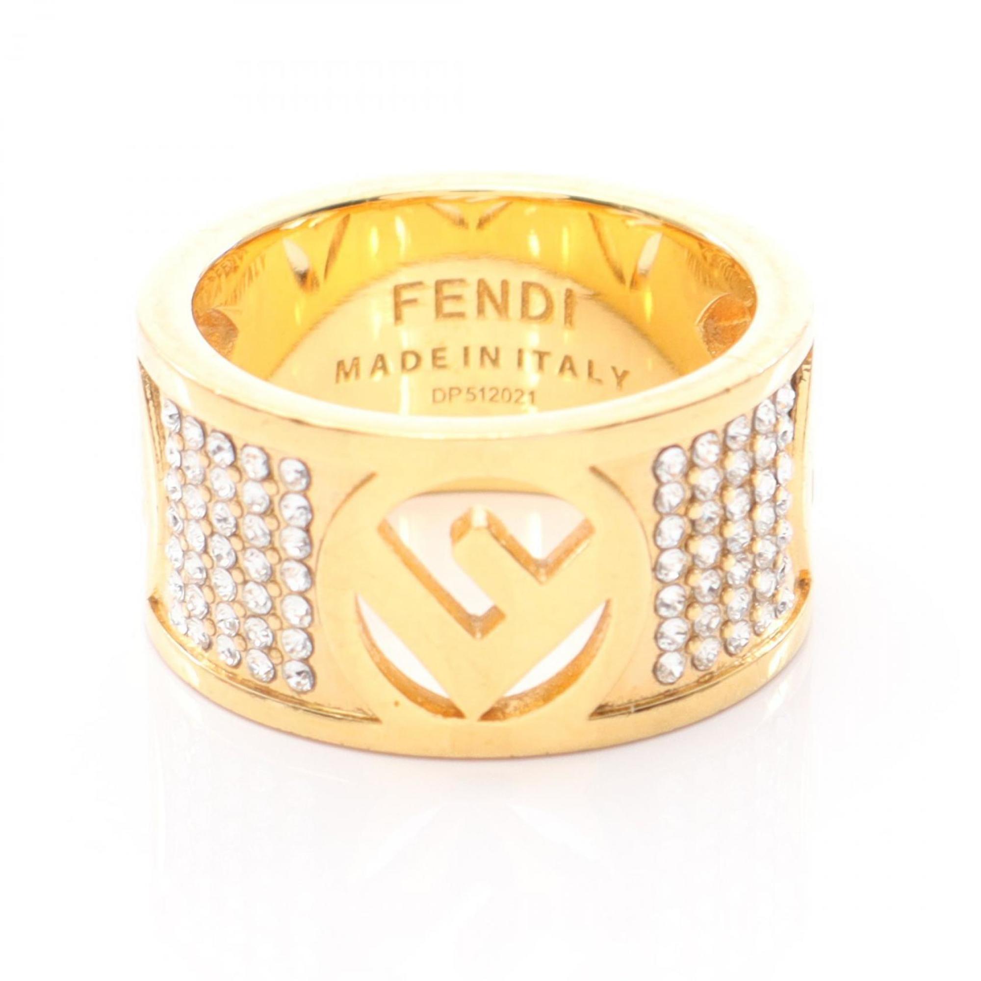 Ring Gold with Rhinestone