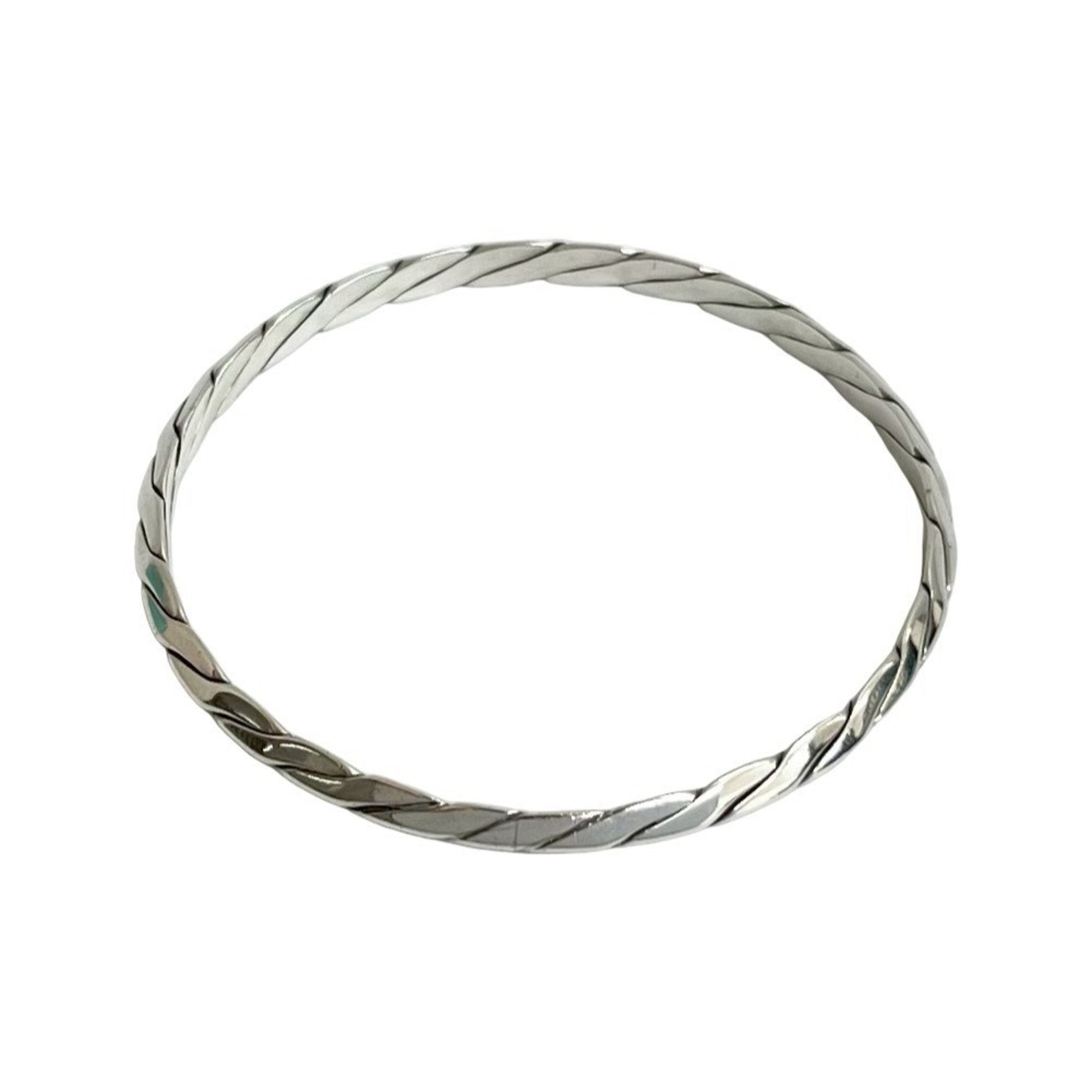 Knife Edge Twist Bracelet Sterling Silver