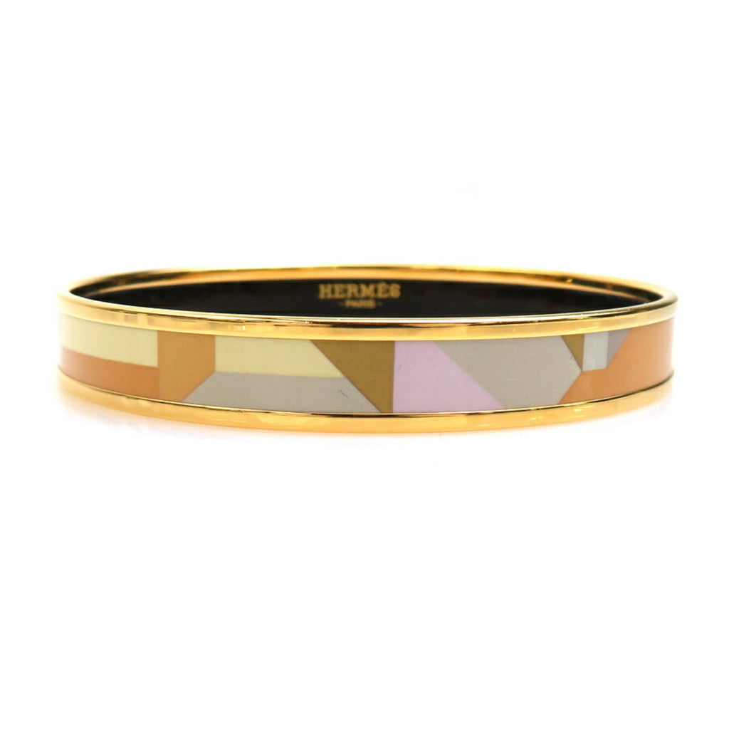 Enamel and Metal Bracelet Gold Multi-Color