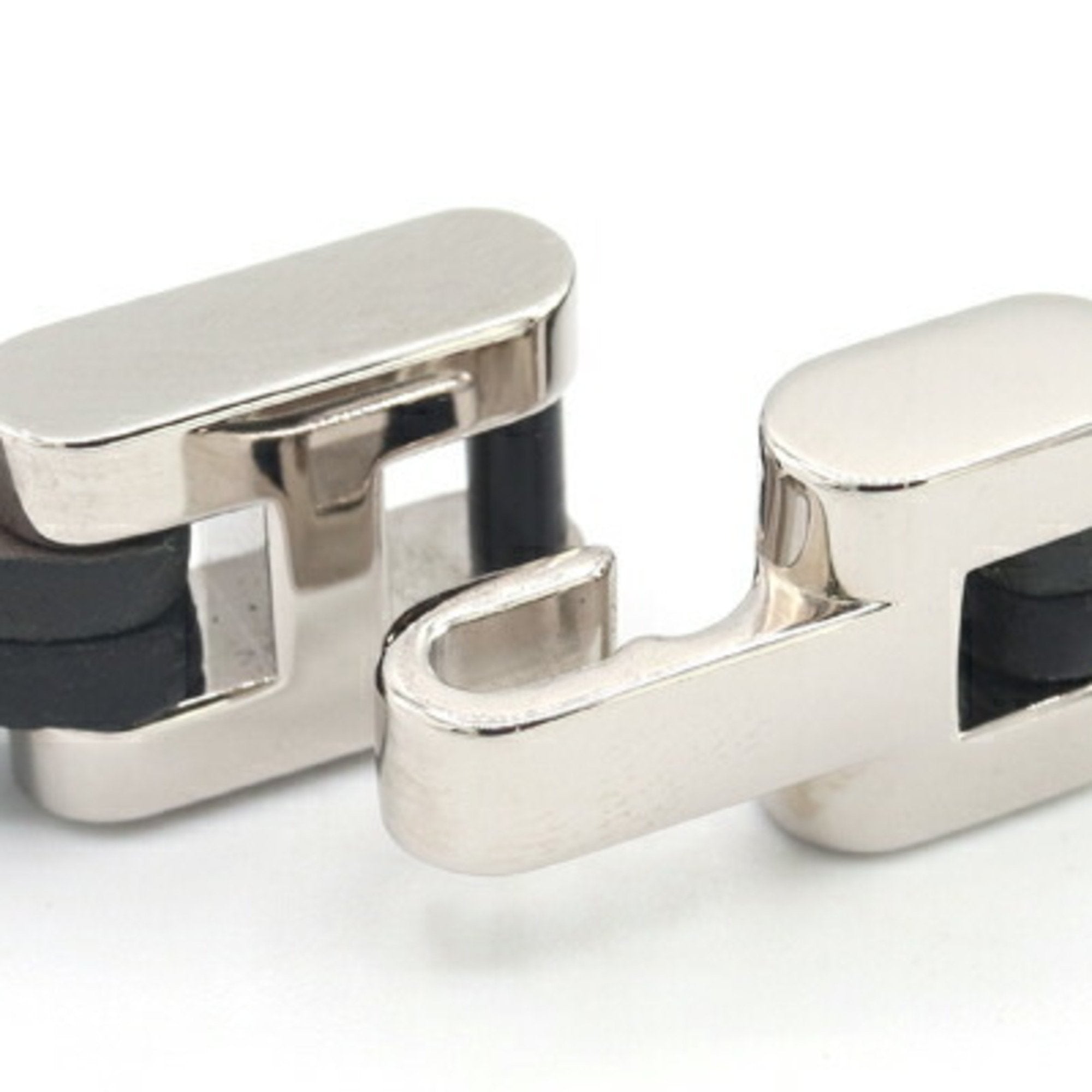 Charm Bracelet Leather and Metal