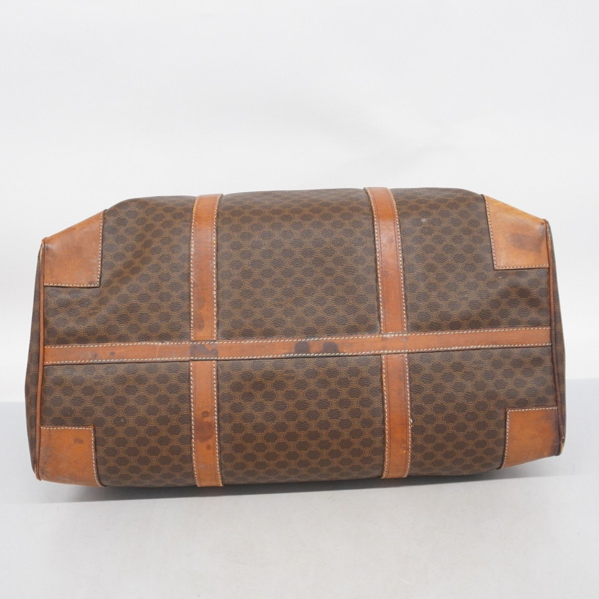 Vintage Duffle Bag Macadam Coated Canvas Large