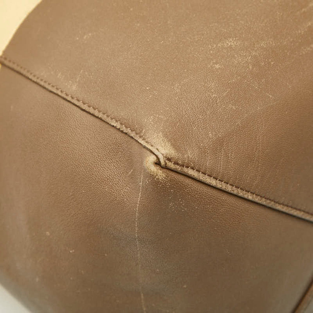 Horizontal Bi-Cabas Tote Leather Large