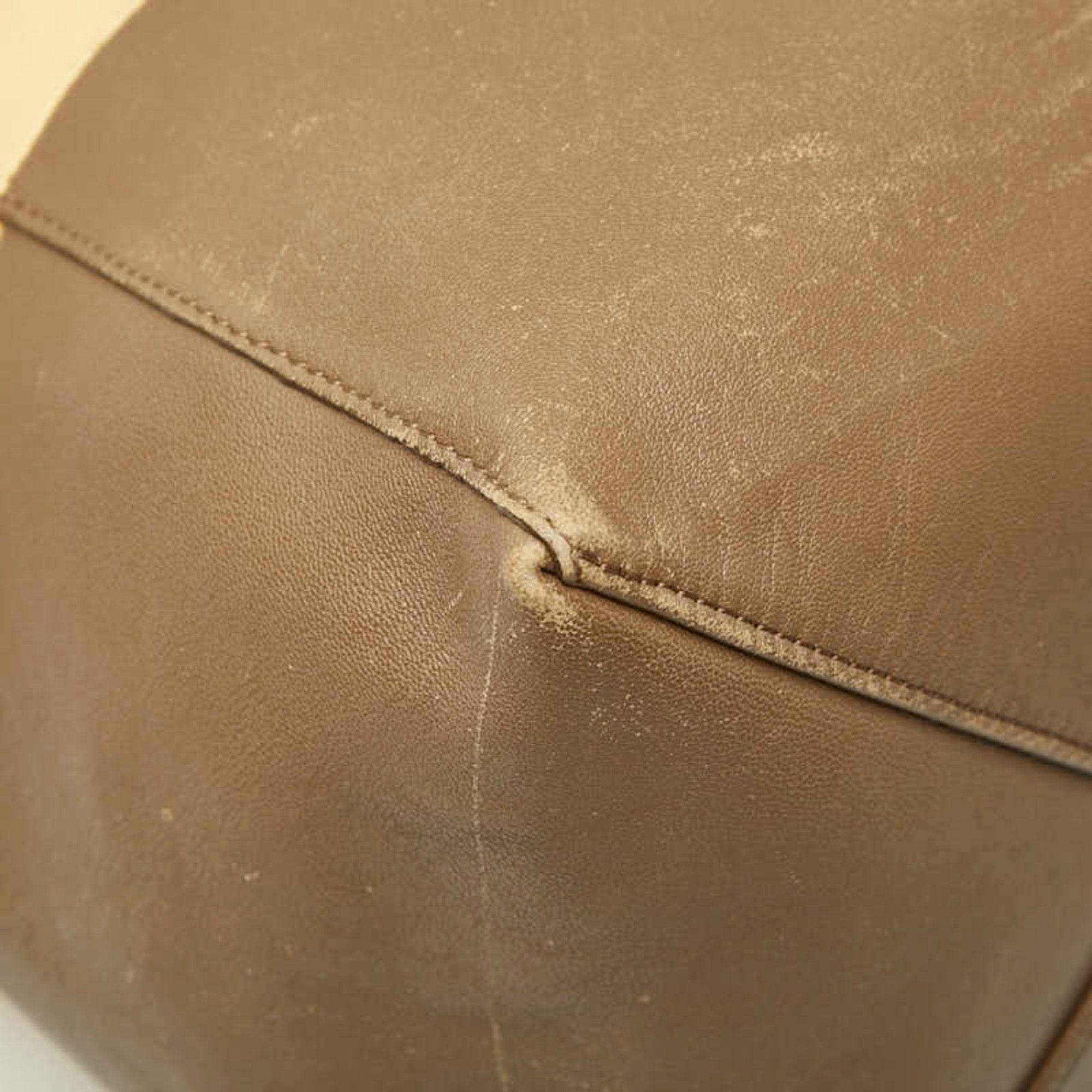 Horizontal Bi-Cabas Tote Leather Large