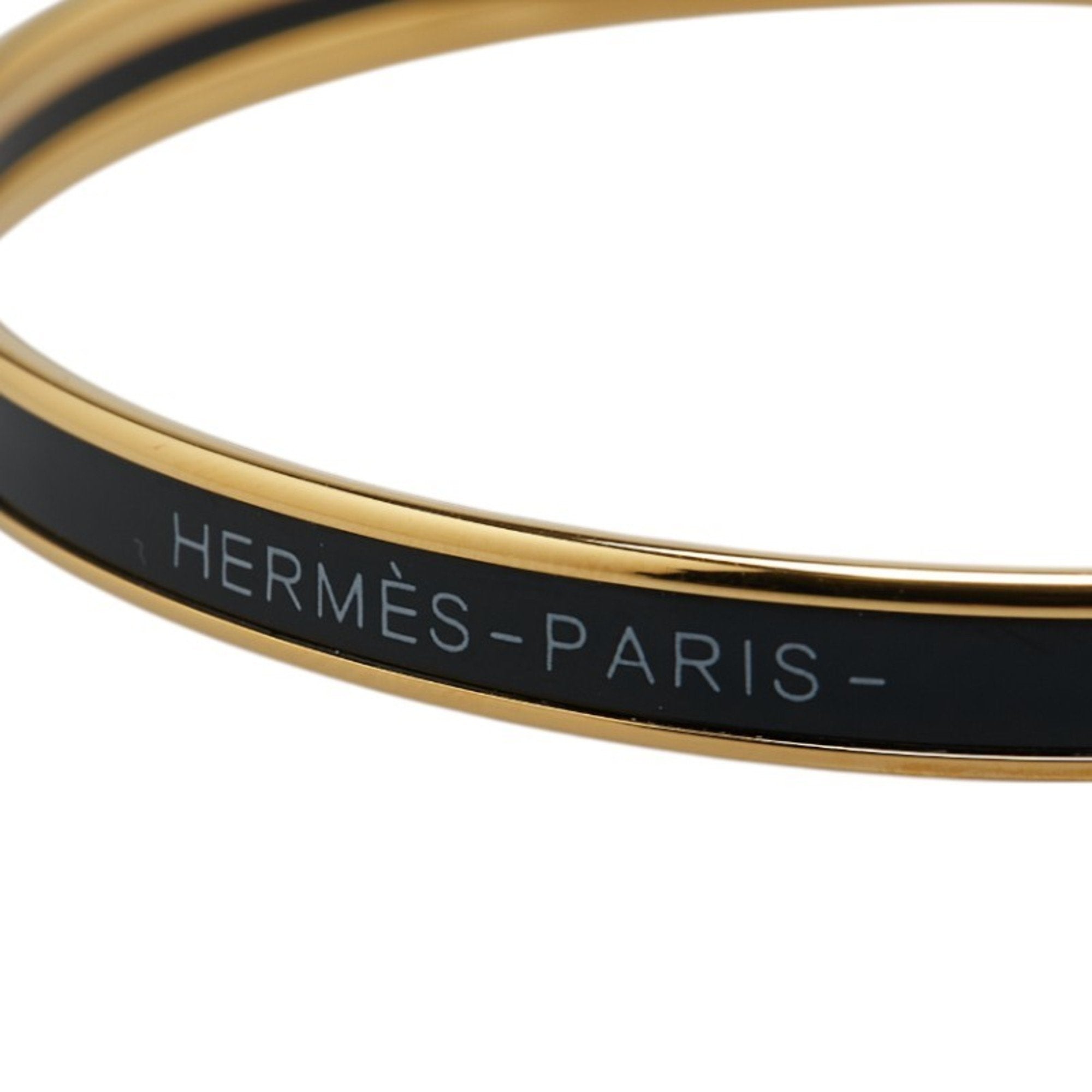 Bangle Gold Black Plated Bracelet