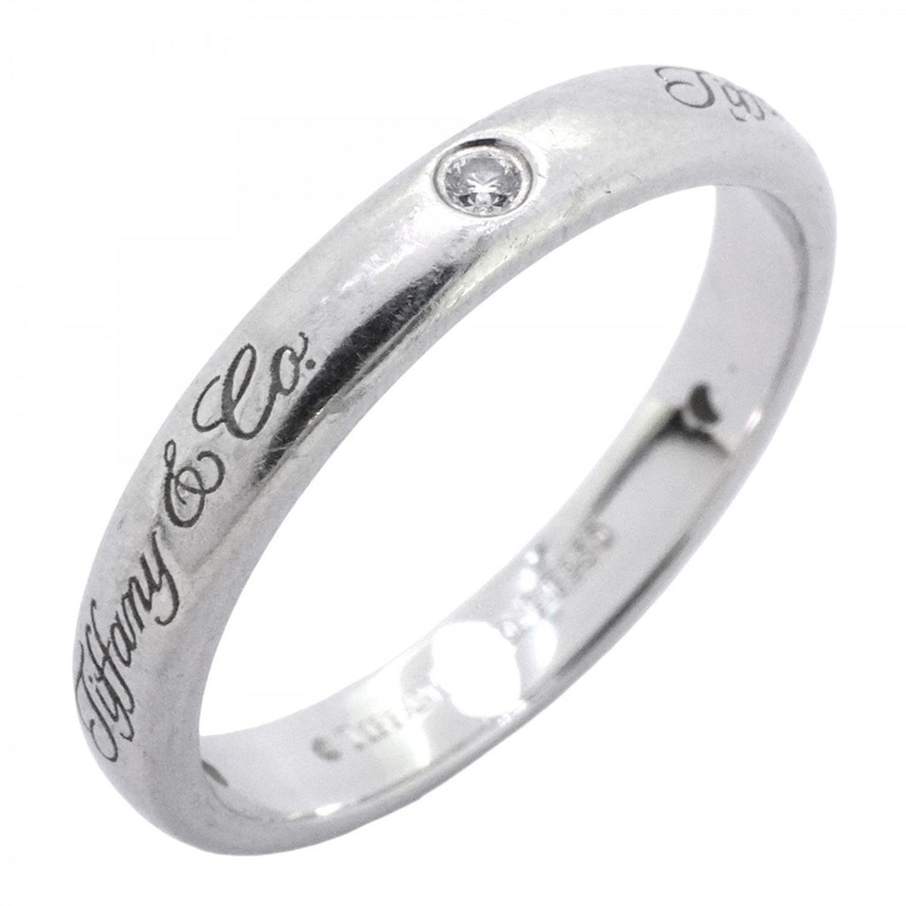 Lucida Notes Band Ring Platinum with Diamond