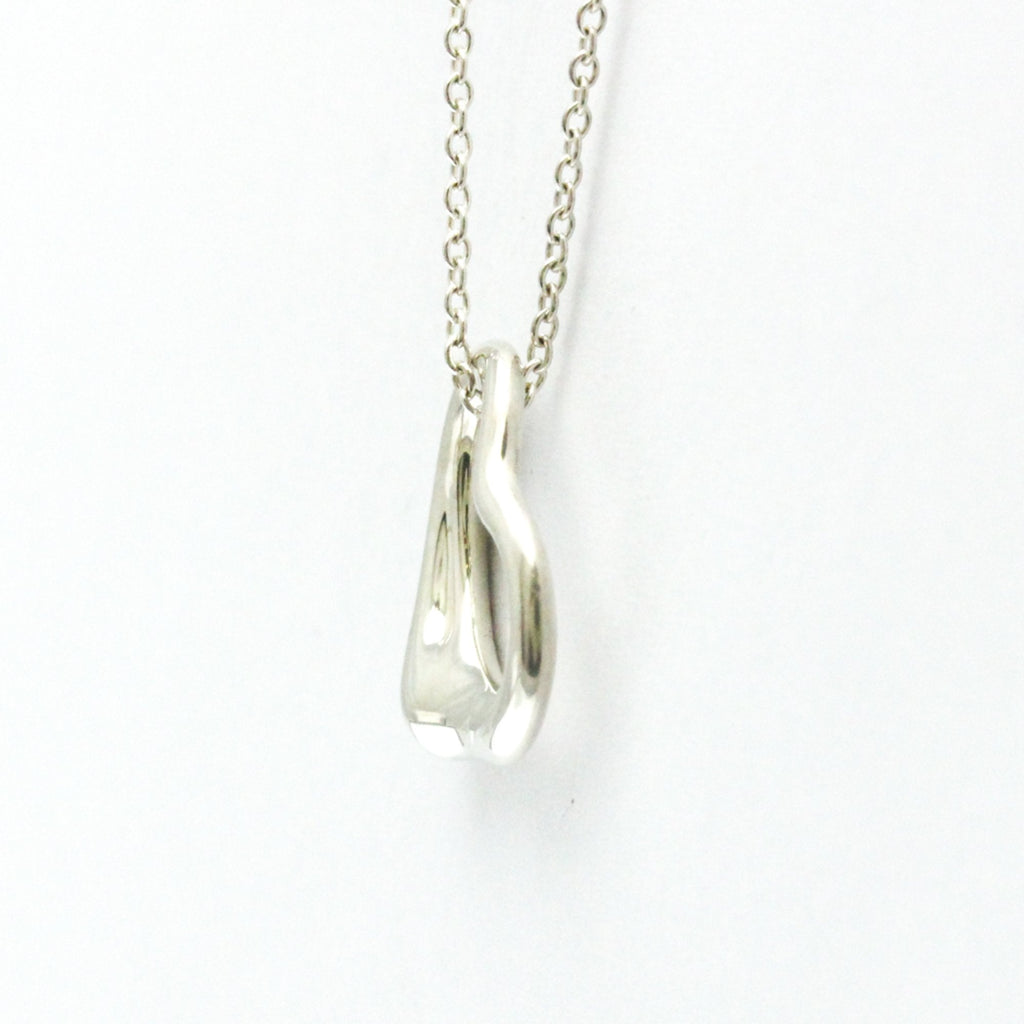 Open Heart Pendant Necklace Sterling Silver 15.5mm