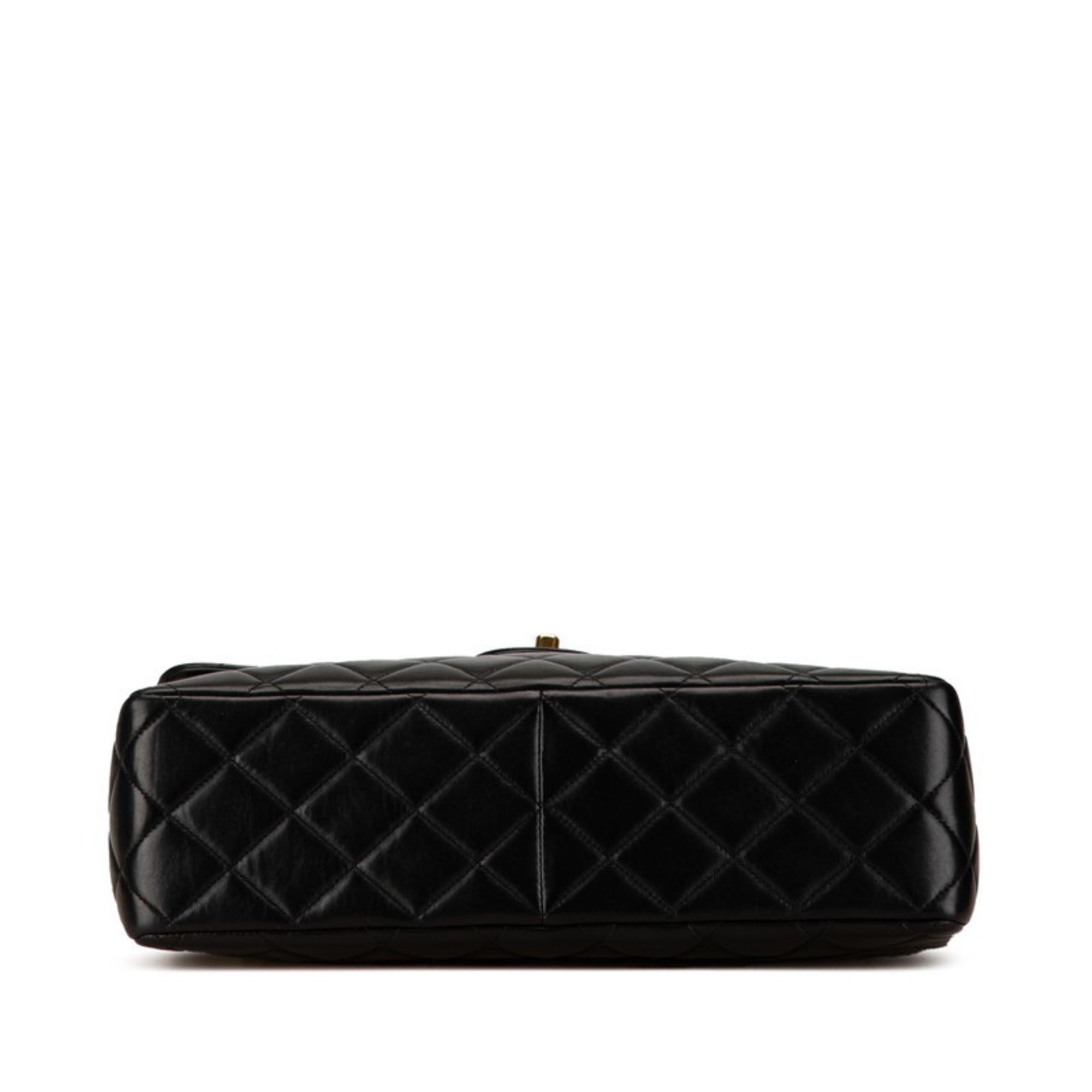 Vintage Classic Single Flap Bag Quilted Lambskin Jumbo
