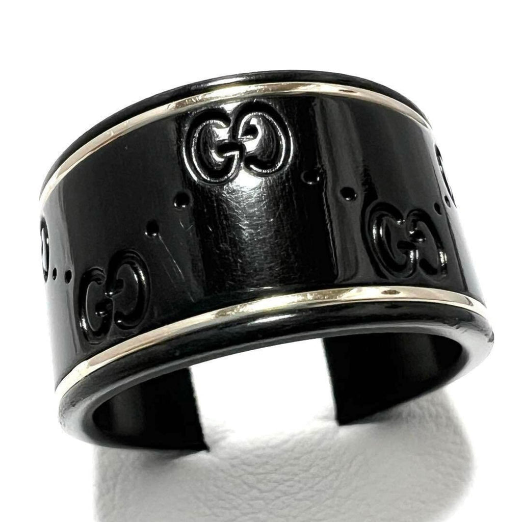 Band Ring 18K White Gold and Ceramic