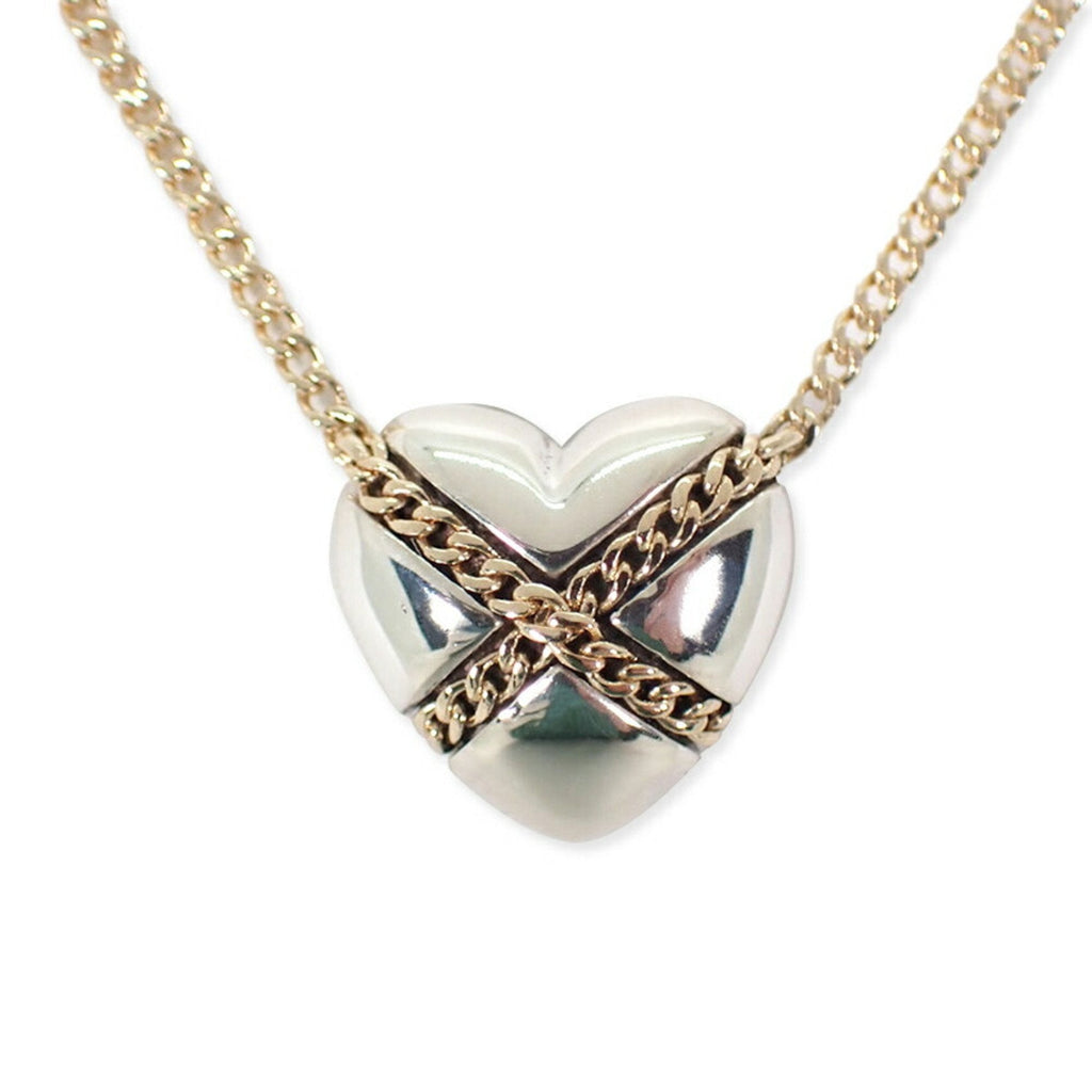 Heart Pendant Necklace Sterling Silver