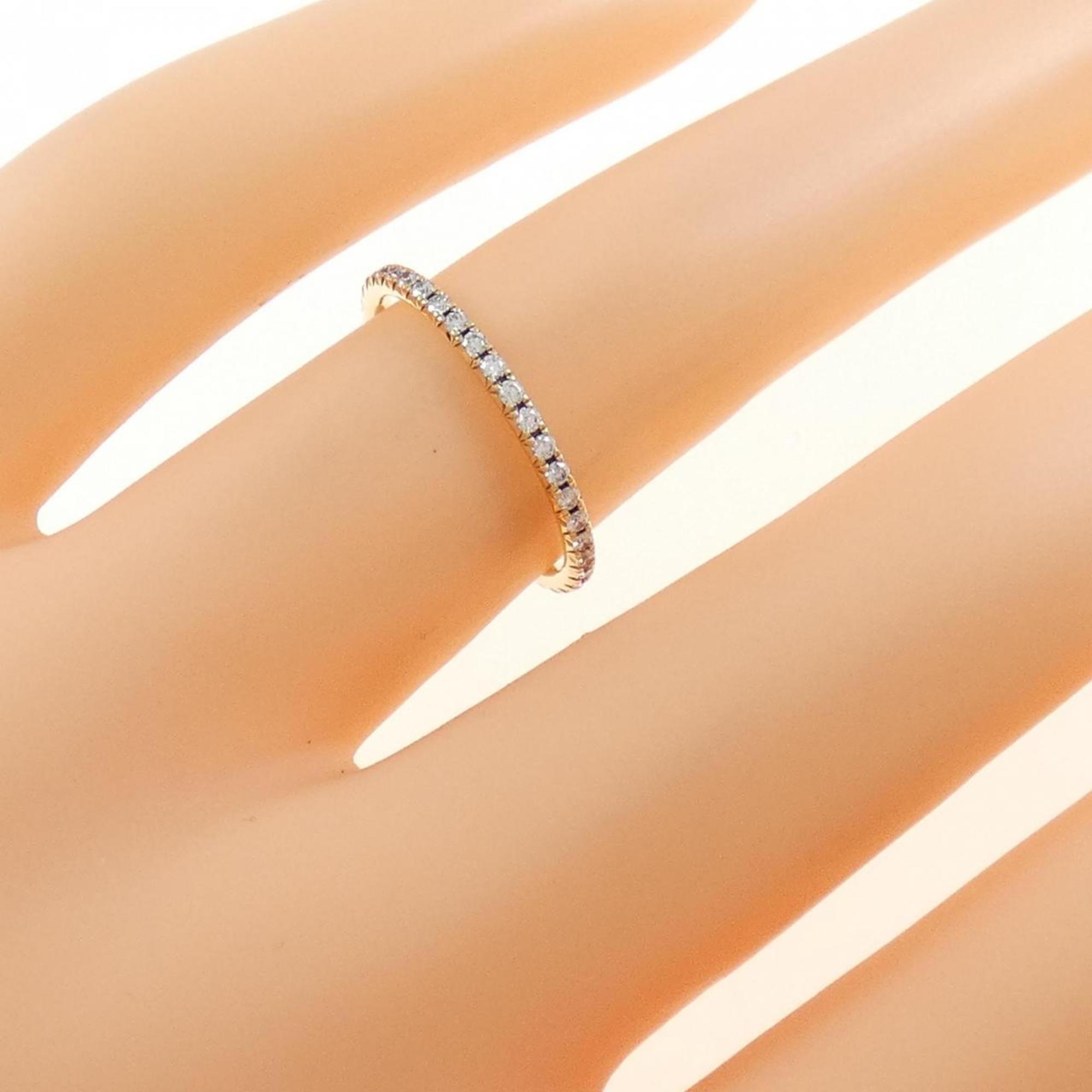 Metro Ring 18K Yellow Gold and Diamond