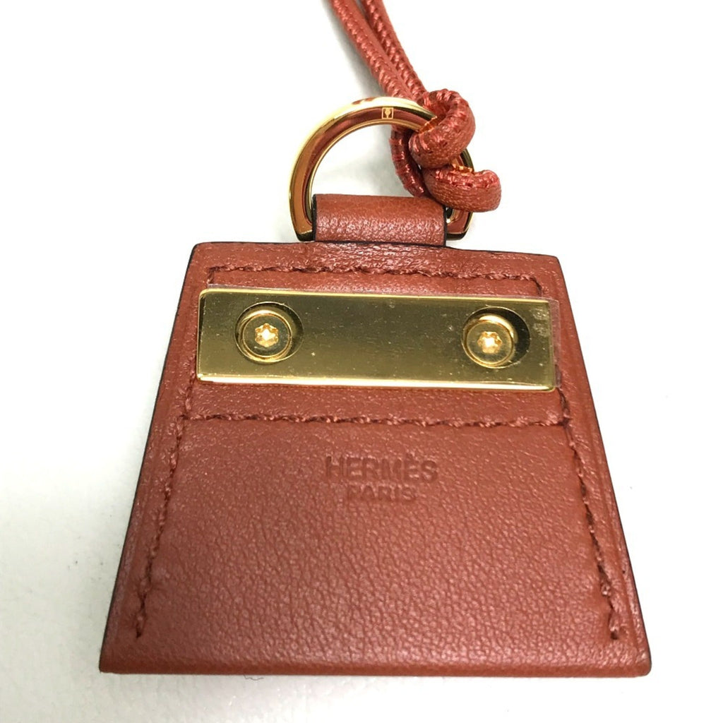 Mon Petit Kelly Pendant Necklace Leather Brown Mini