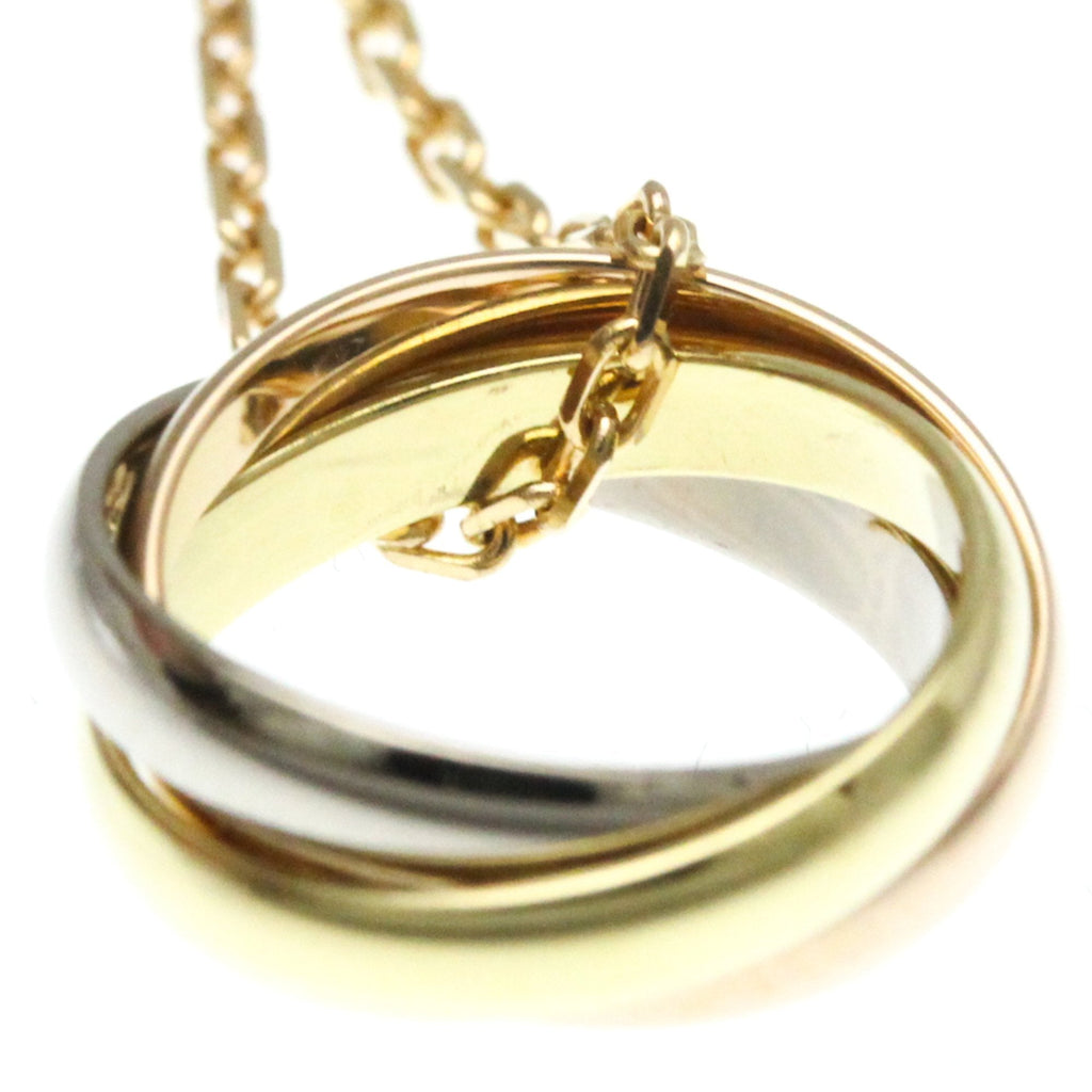 Trinity Pendant Necklace 18K Tricolor Gold
