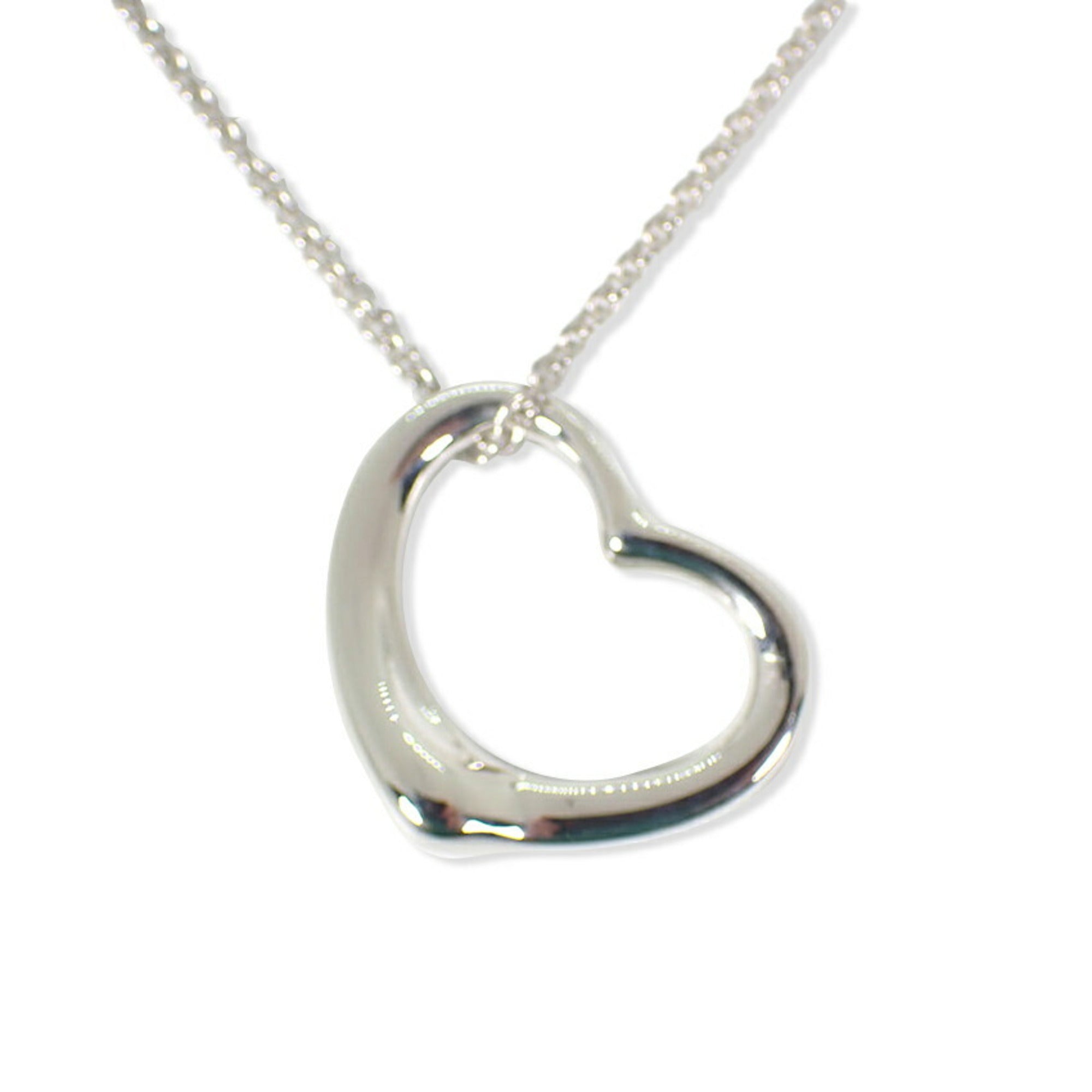 Heart Pendant Necklace Sterling Silver