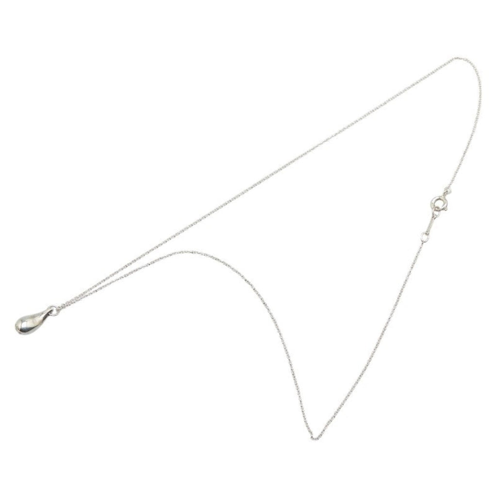 Teardrop Pendant Necklace Sterling Silver