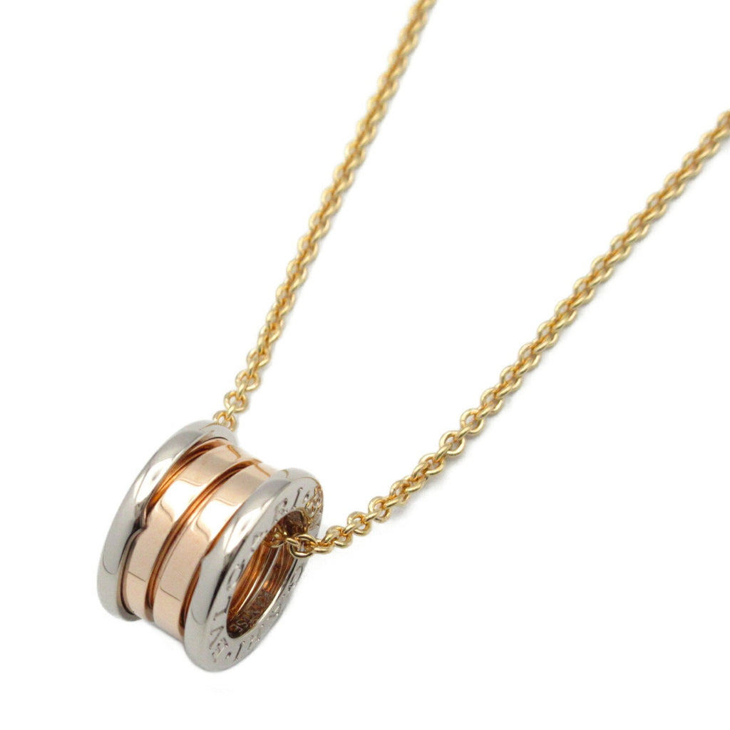 B.Zero1 Pendant Necklace 18K Rose Gold and 18K White Gold