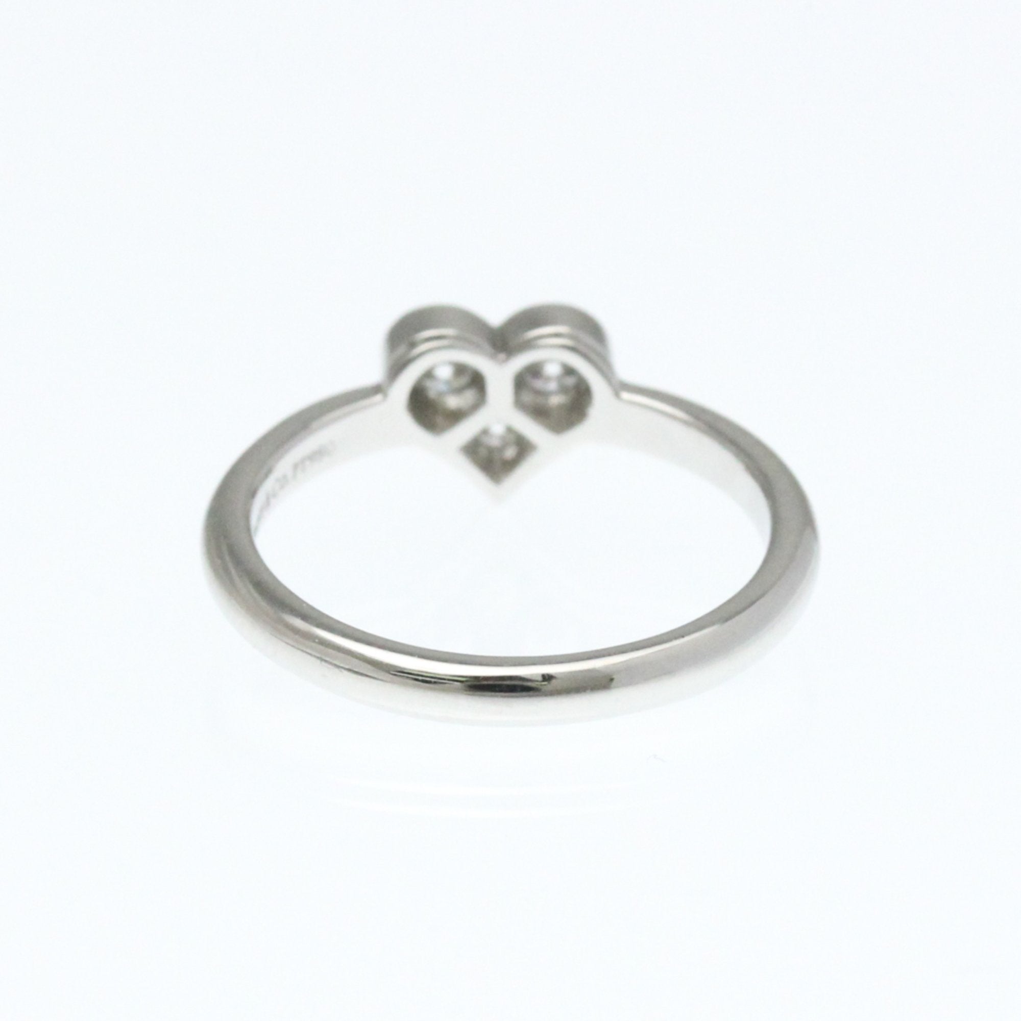 Sentimental Heart Ring Platinum with Diamond