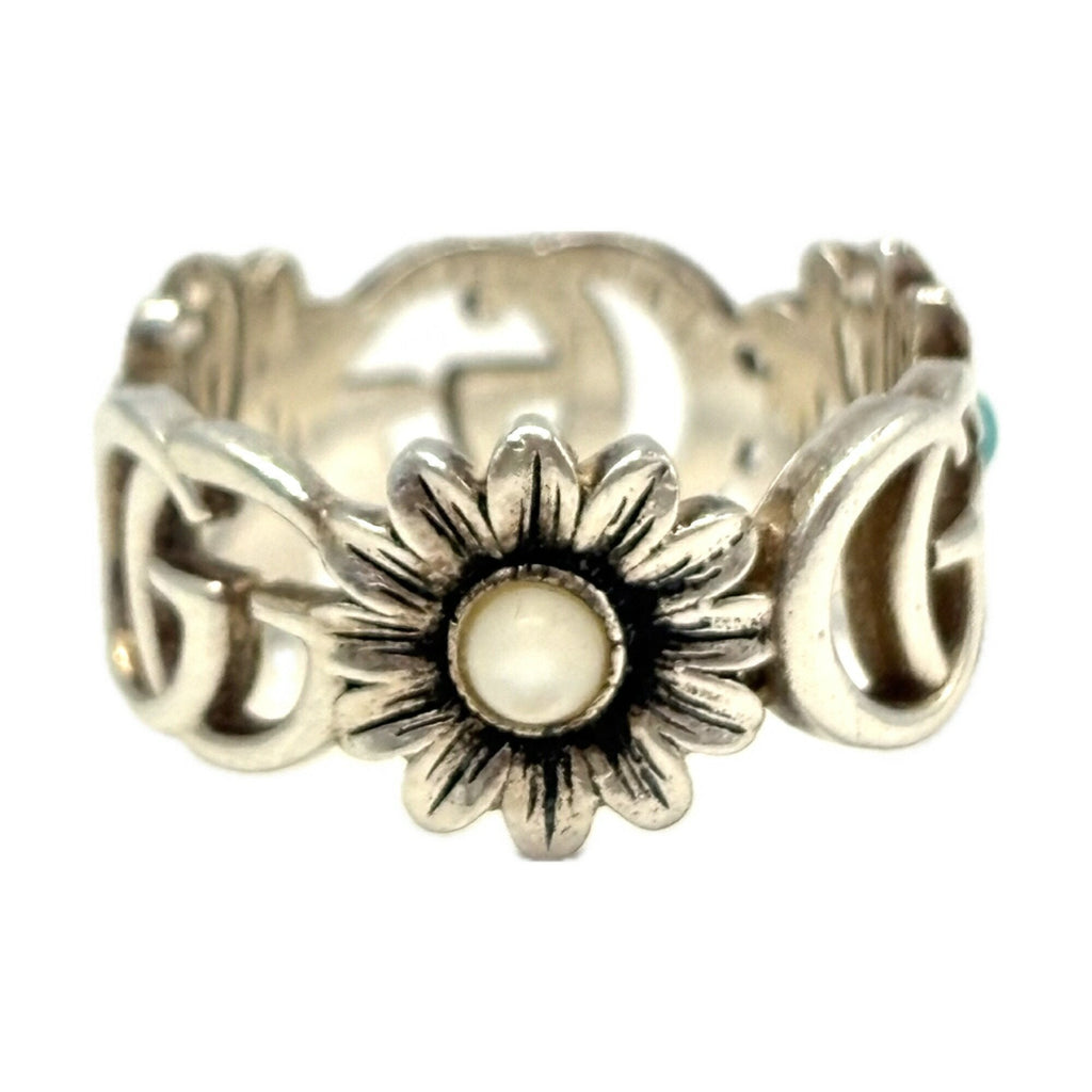 Ring Sterling Silver With Turquoise