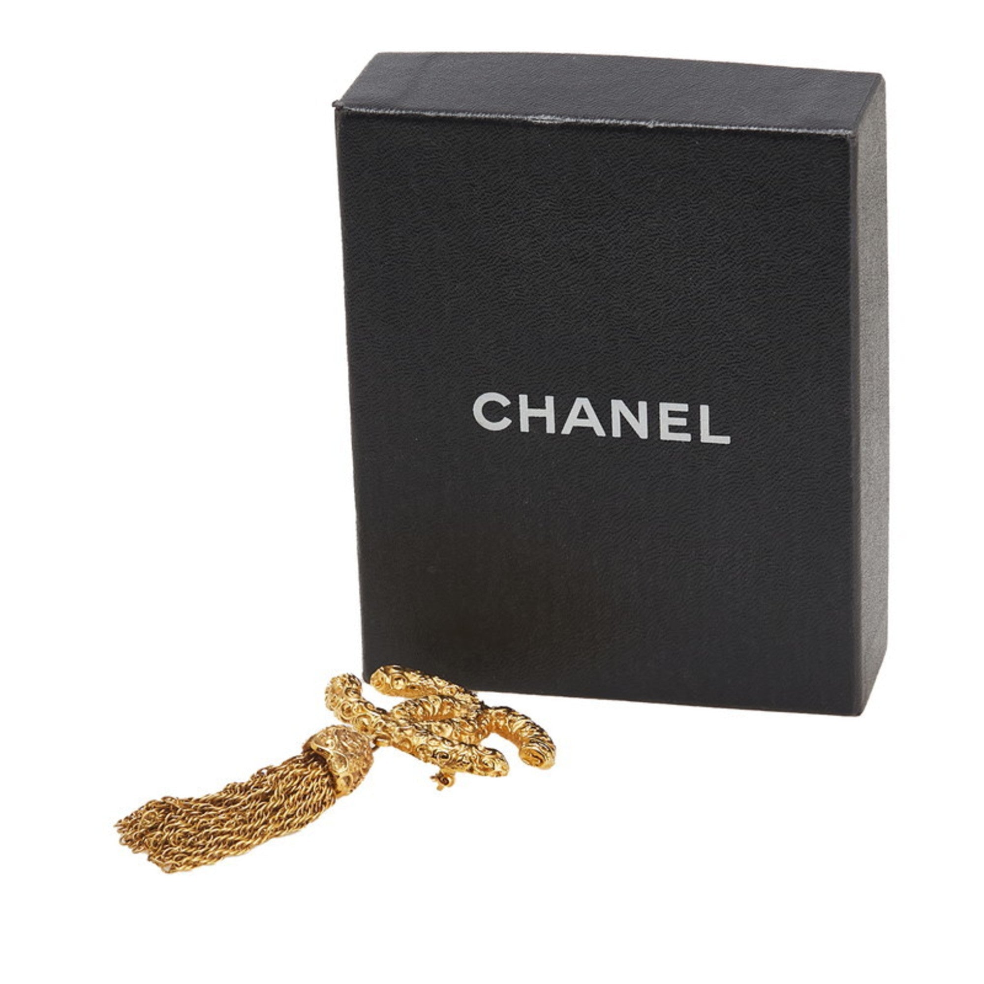 CC Logo Brooch Metal