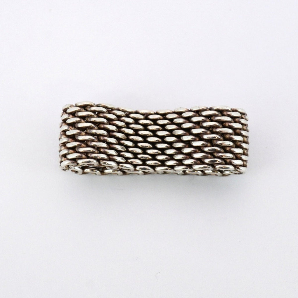 Somerset Mesh Ring Sterling Silver