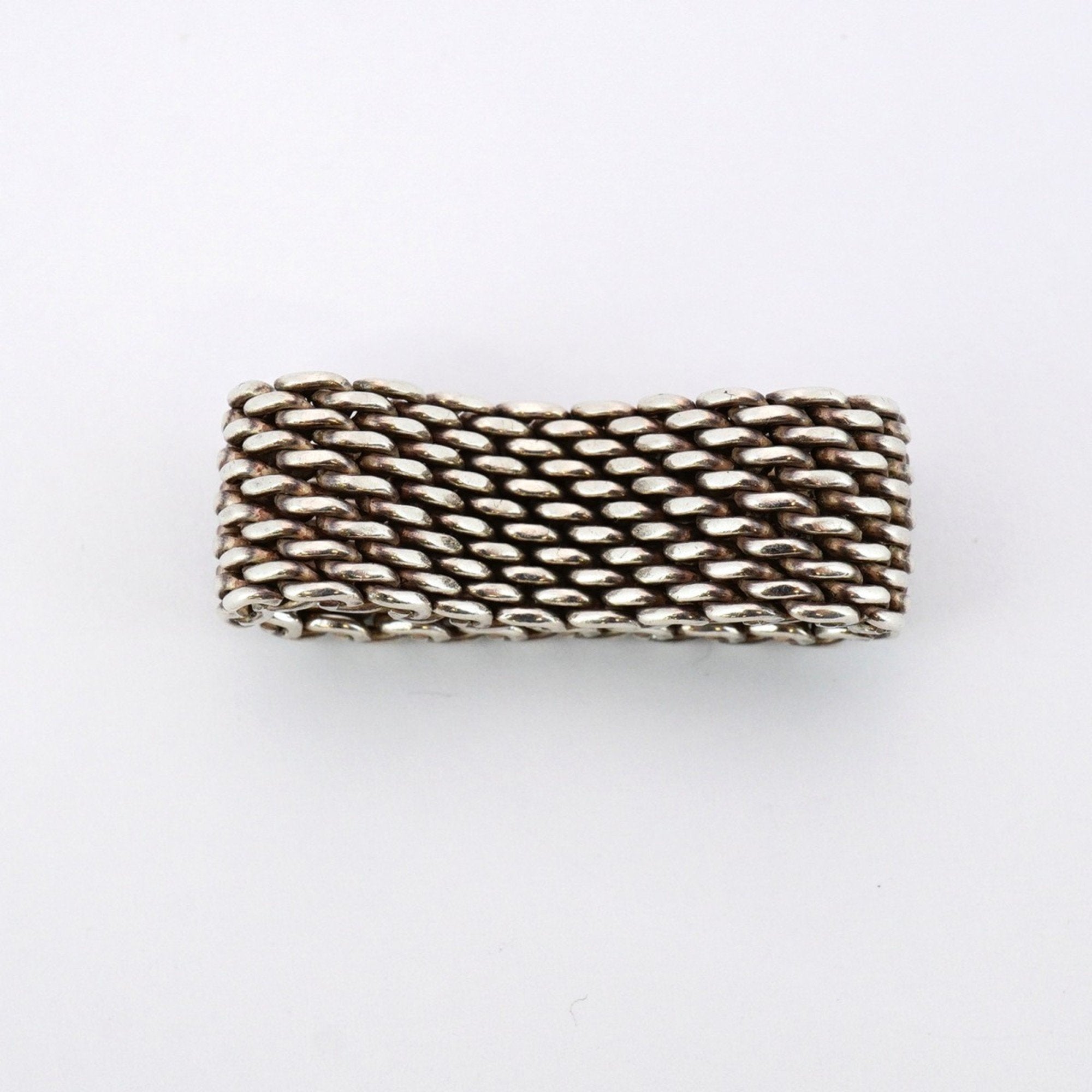 Somerset Mesh Ring Sterling Silver