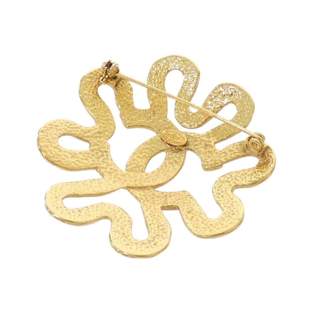 Brooch Gold-Tone Metal