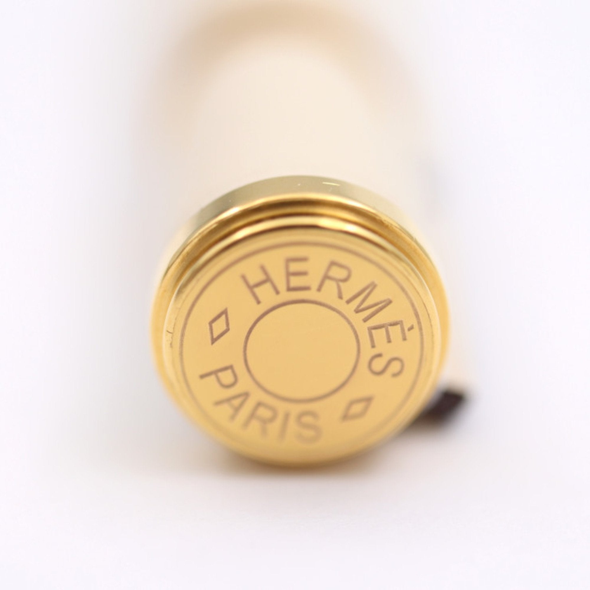 Pendant Necklace Metal and Swift Leather