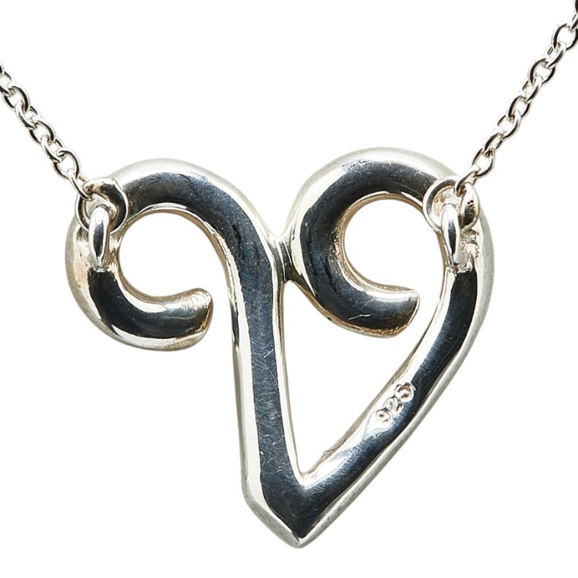Zodiac Aries Pendant Necklace Sterling Silver