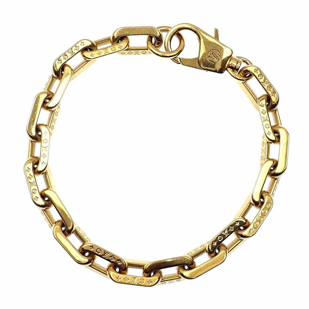 LV Edge MM Pendant Necklace Gold