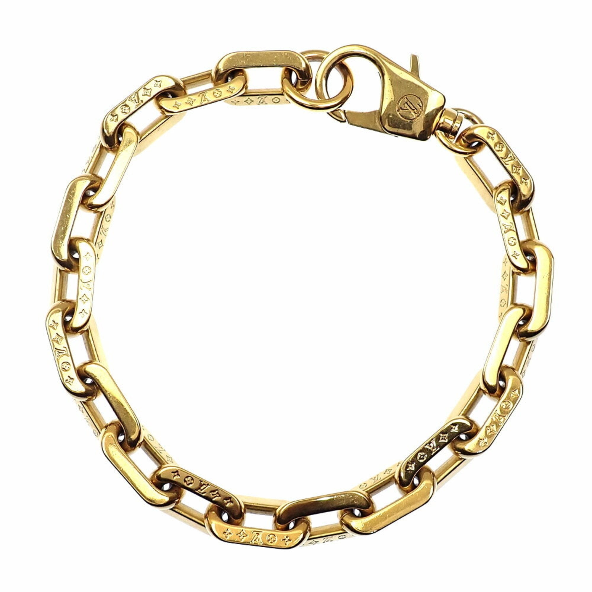 LV Edge MM Pendant Necklace Gold